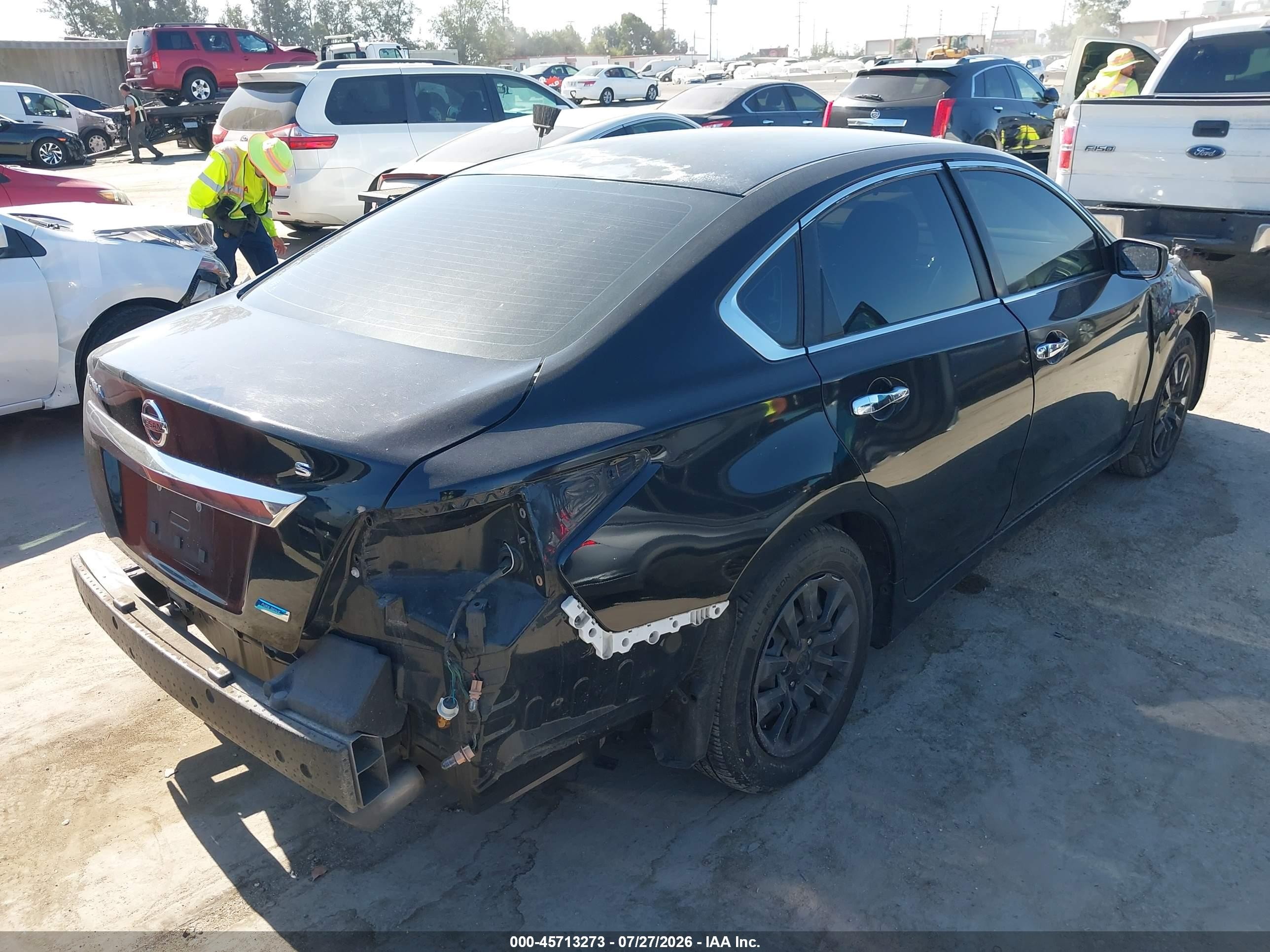 2014 Nissan Altima 2.5 S Black vin: 1N4AL3AP1EC155869