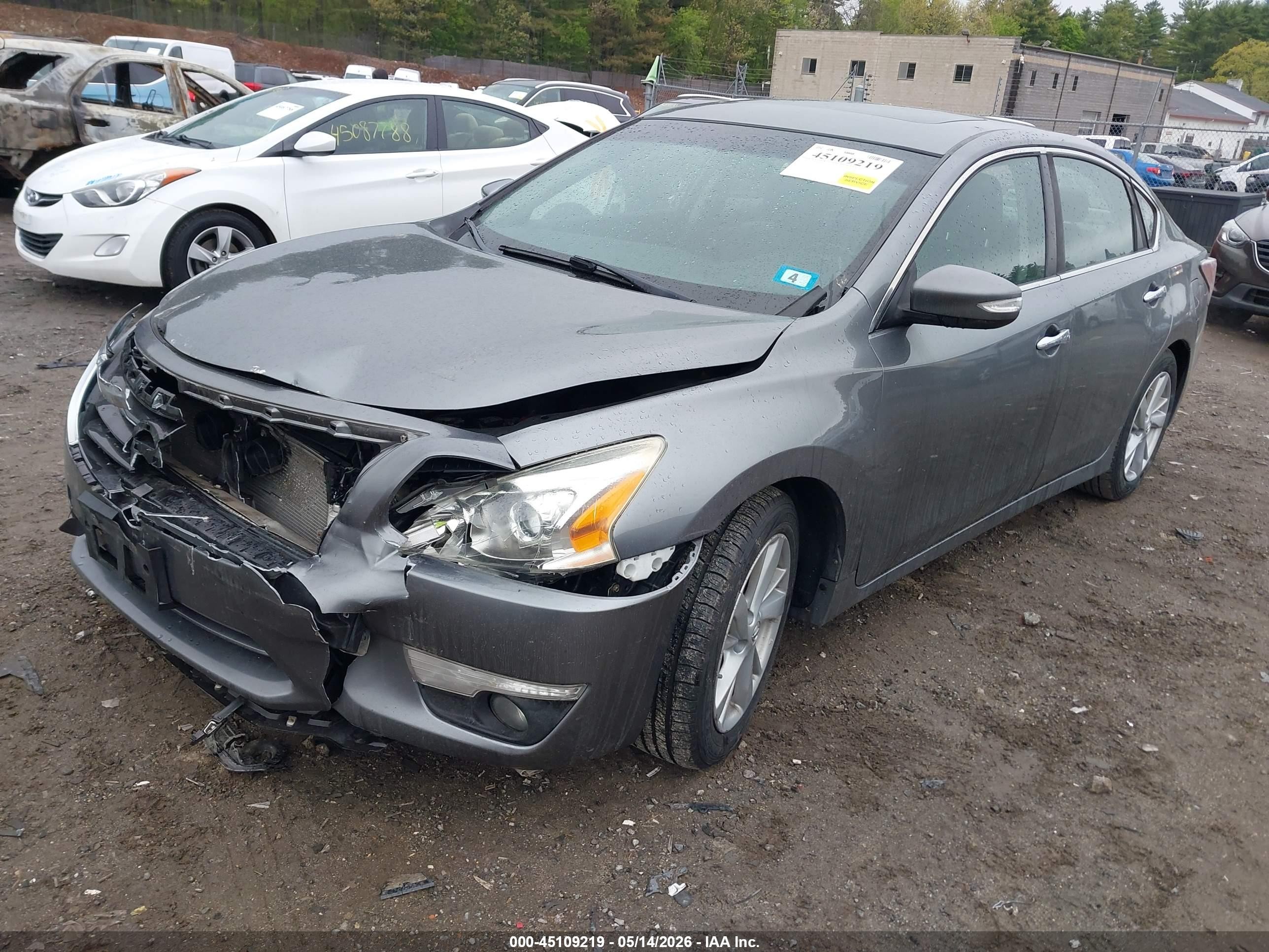 2014 Nissan Altima 2.5 Sl Gray vin: 1N4AL3AP1EC163745