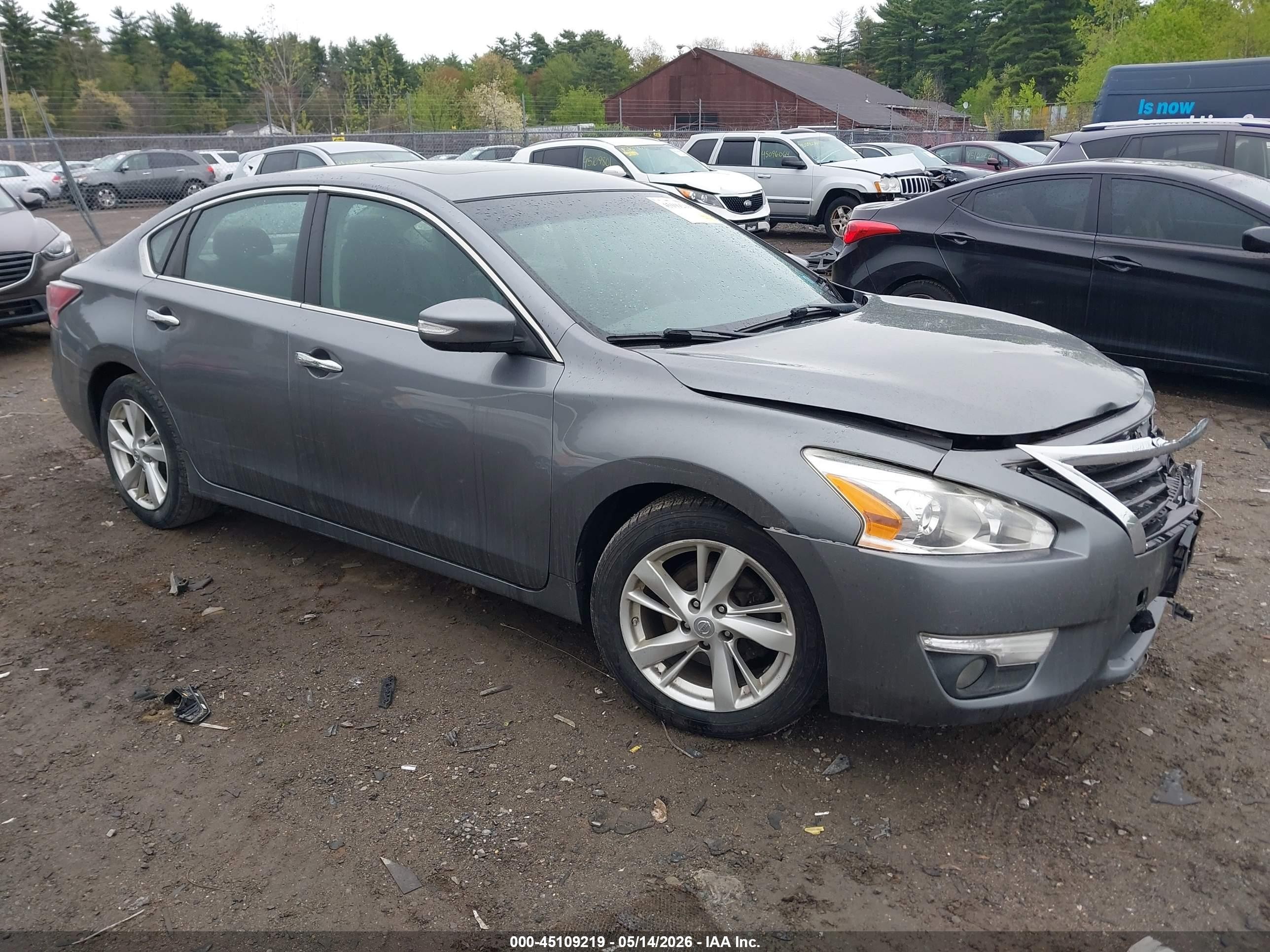 2014 Nissan Altima 2.5 Sl Gray vin: 1N4AL3AP1EC163745