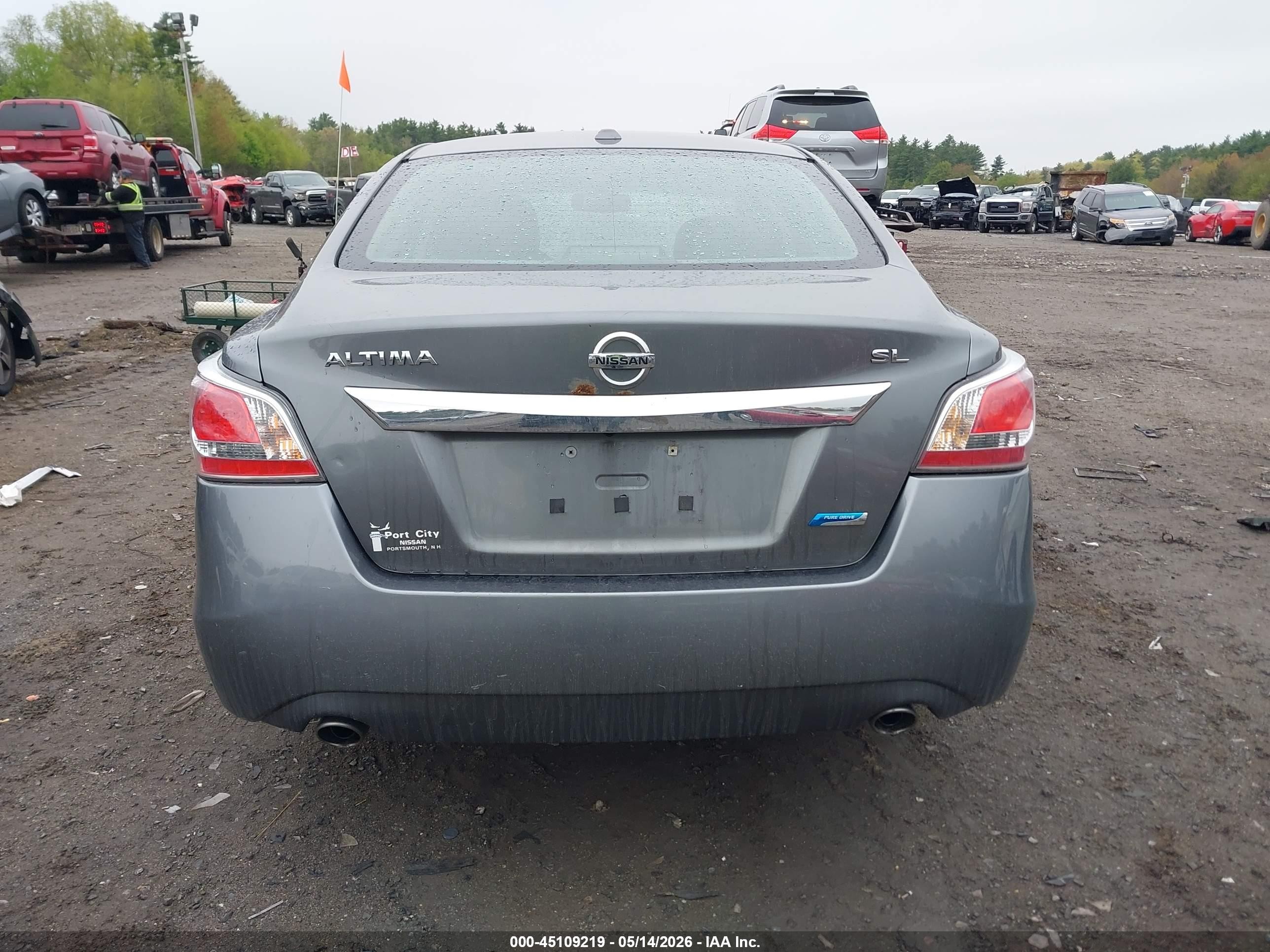2014 Nissan Altima 2.5 Sl Gray vin: 1N4AL3AP1EC163745