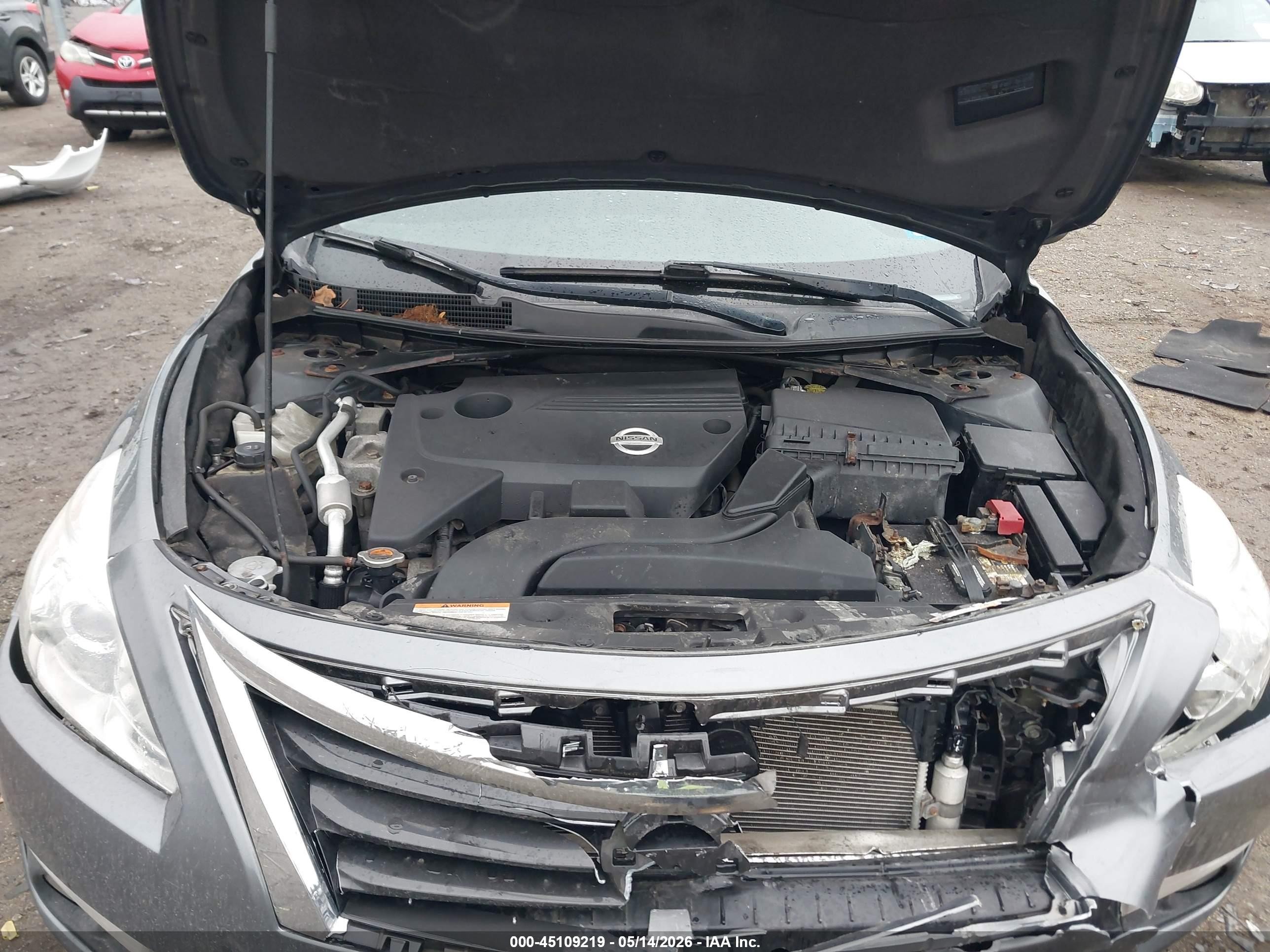 2014 Nissan Altima 2.5 Sl Gray vin: 1N4AL3AP1EC163745