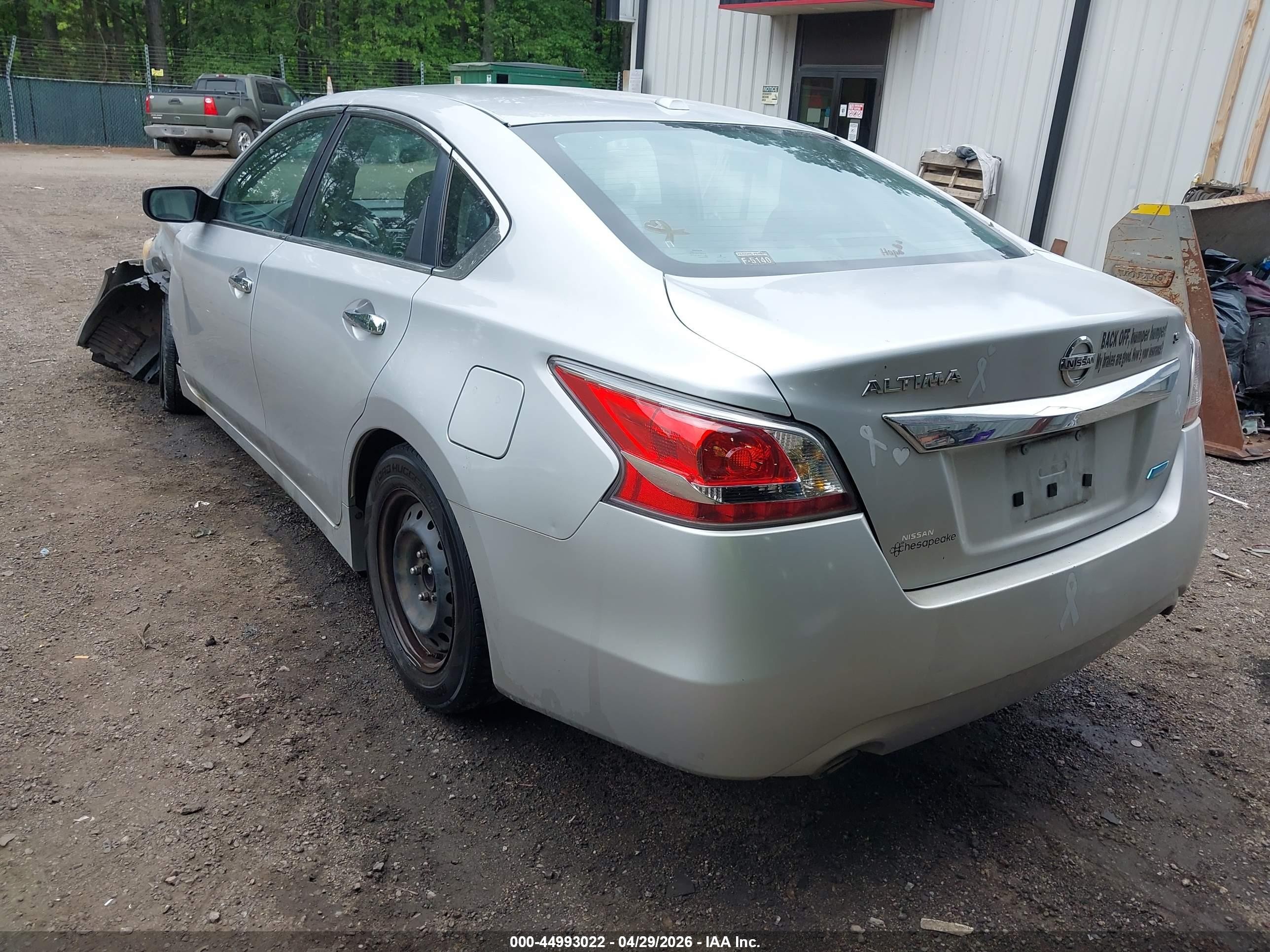 2014 Nissan Altima 2.5 S Silver vin: 1N4AL3AP1EC166418