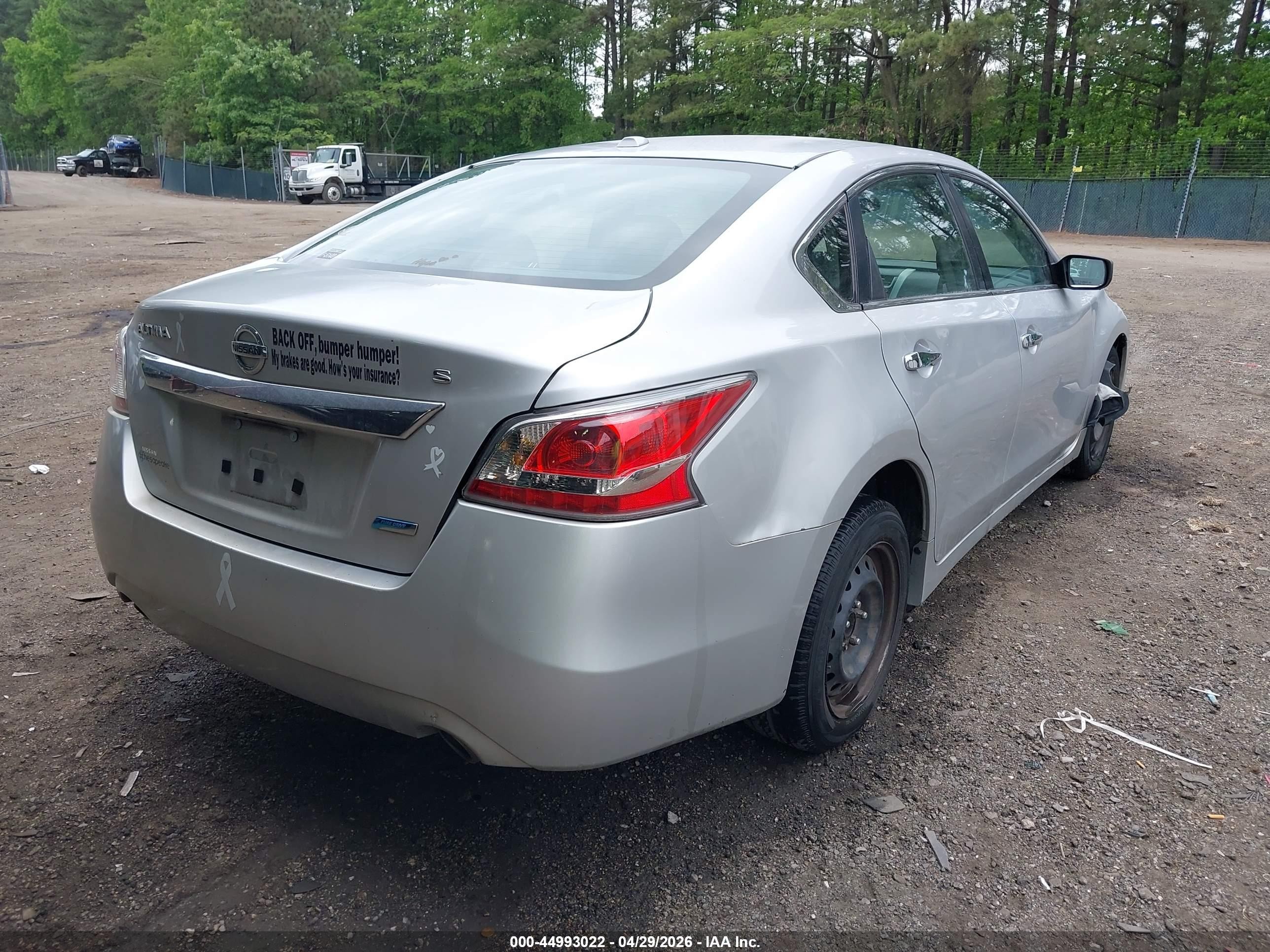 2014 Nissan Altima 2.5 S Silver vin: 1N4AL3AP1EC166418