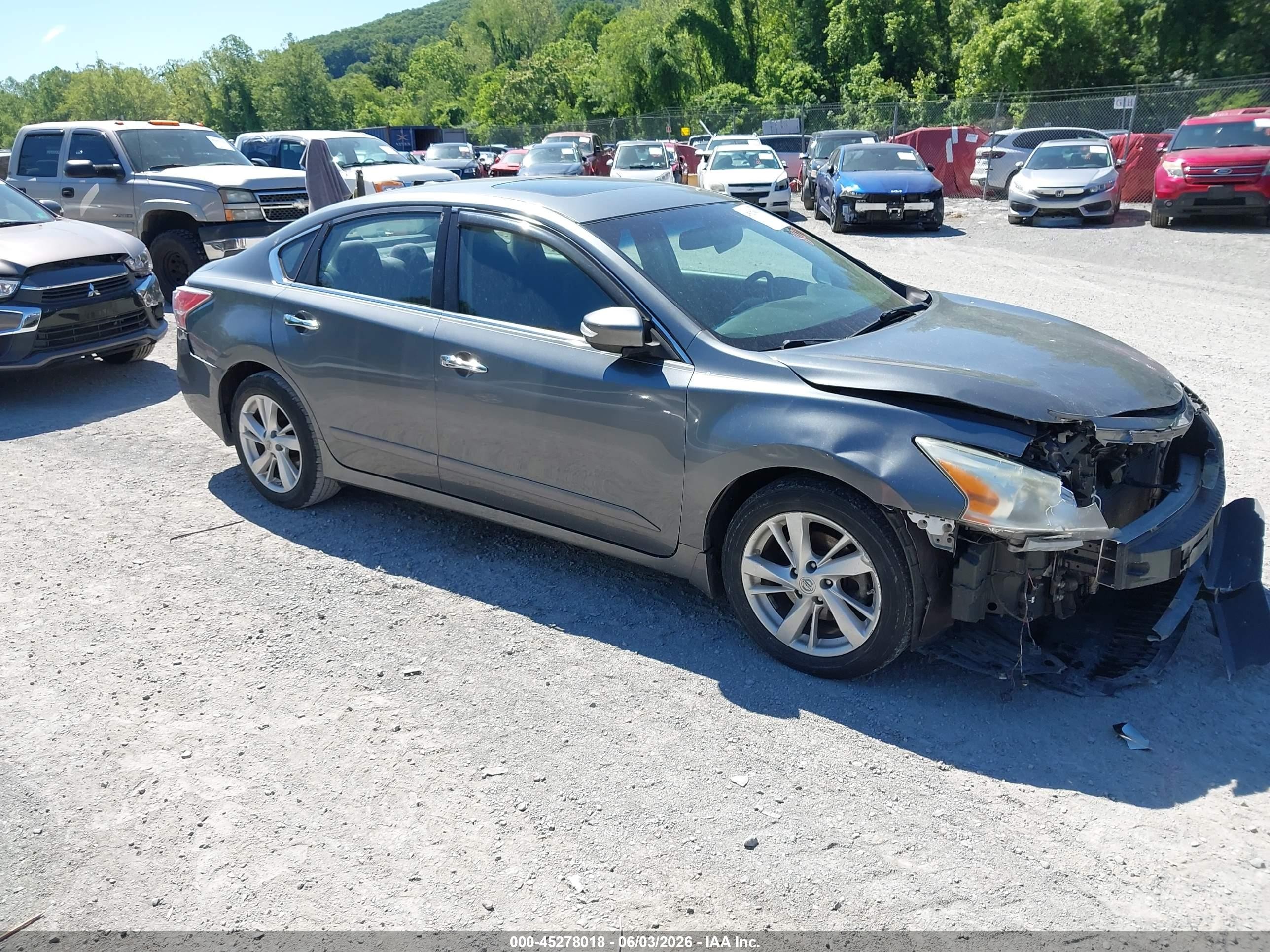 2014 Nissan Altima 2.5 Sv Gray vin: 1N4AL3AP1EC178603
