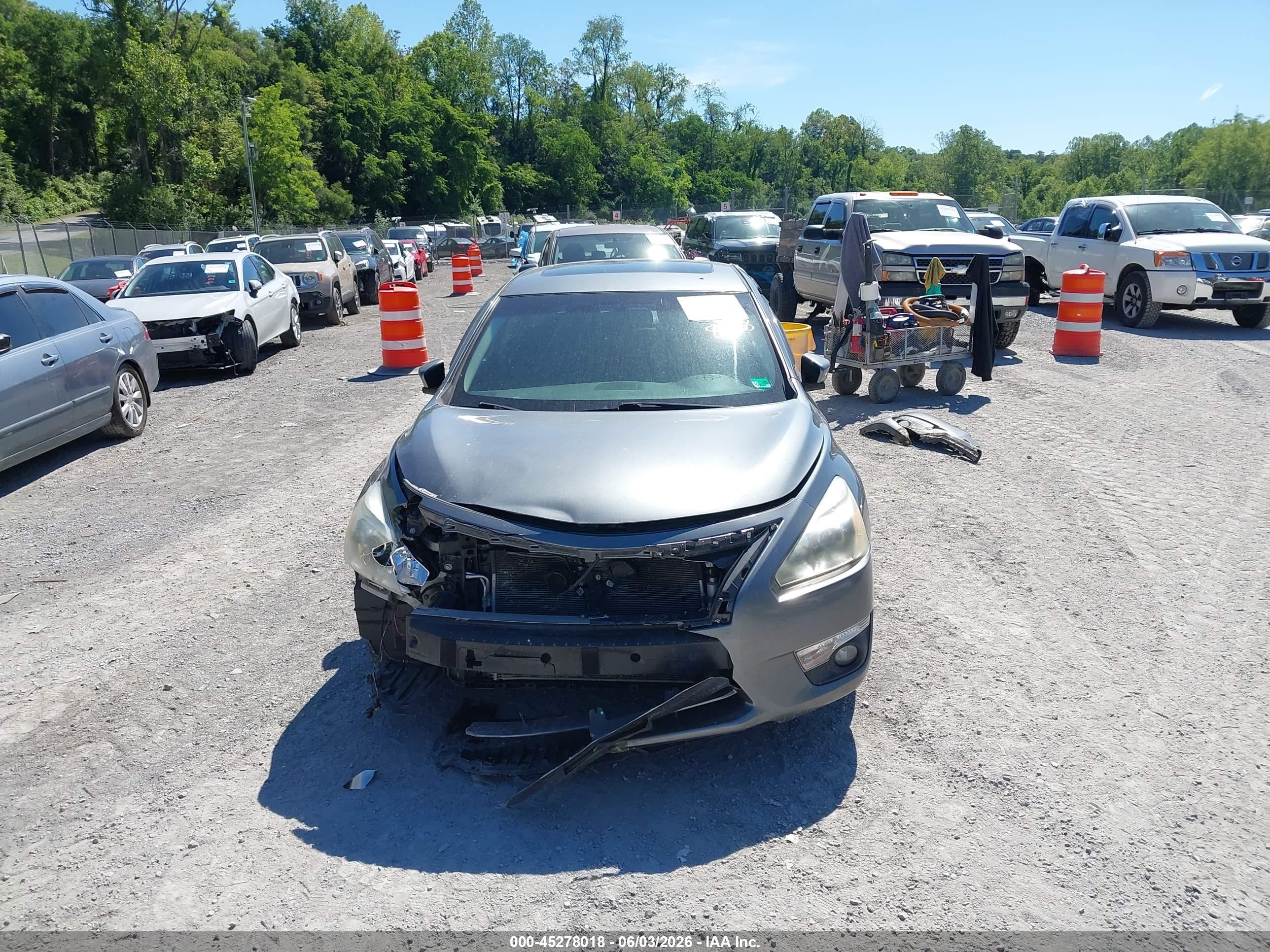 2014 Nissan Altima 2.5 Sv Gray vin: 1N4AL3AP1EC178603