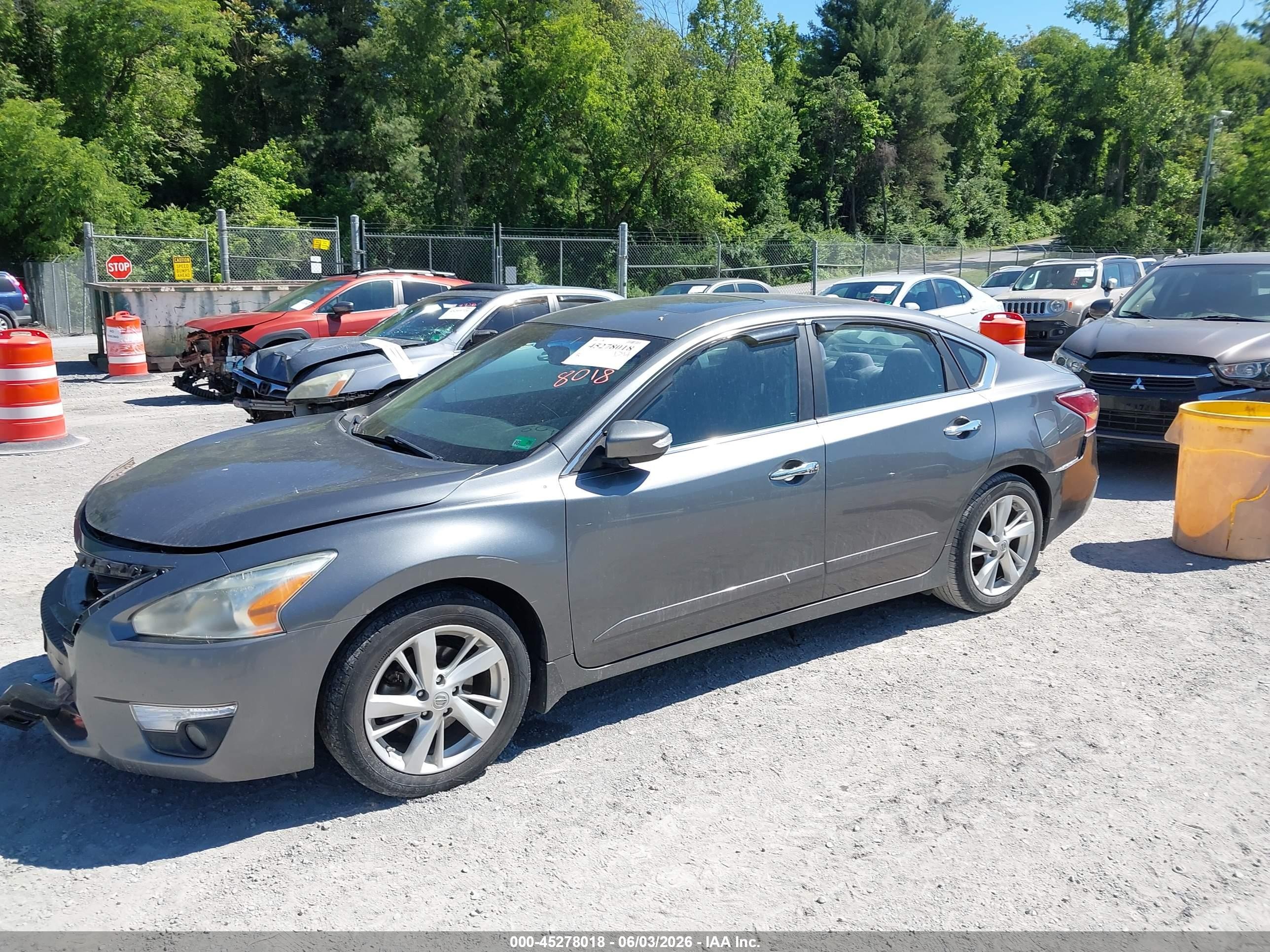 2014 Nissan Altima 2.5 Sv Gray vin: 1N4AL3AP1EC178603