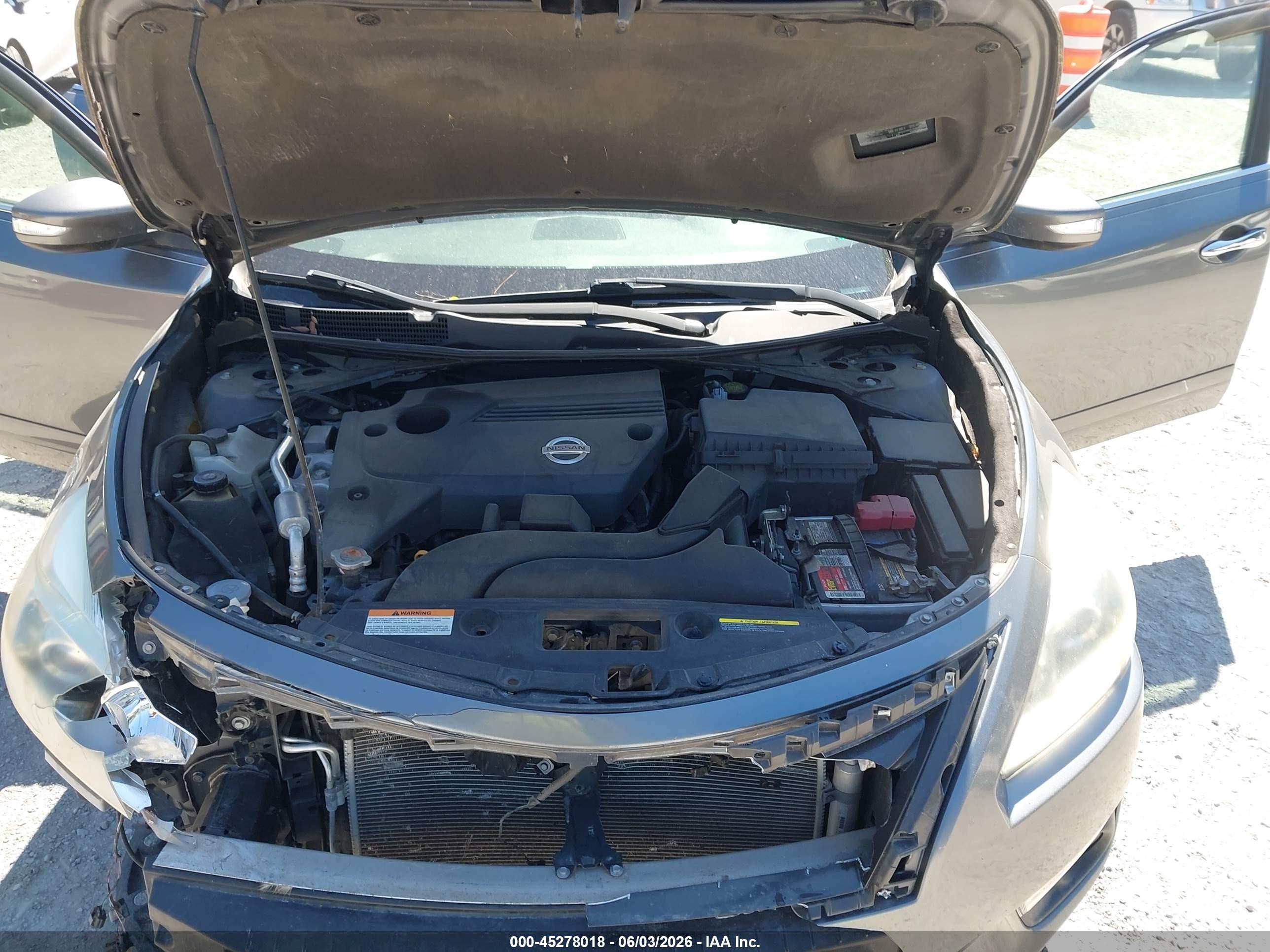 2014 Nissan Altima 2.5 Sv Gray vin: 1N4AL3AP1EC178603