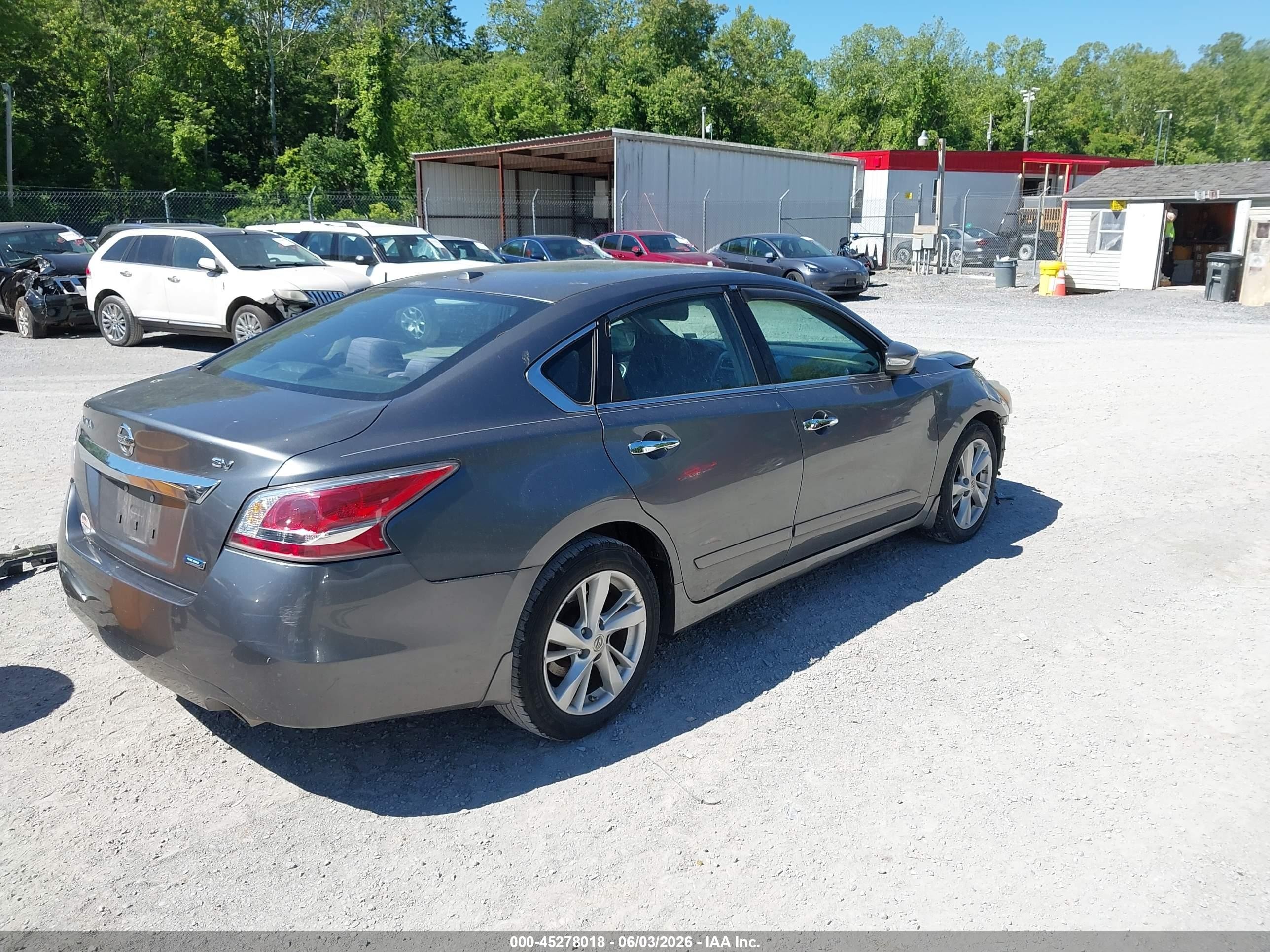 2014 Nissan Altima 2.5 Sv Gray vin: 1N4AL3AP1EC178603