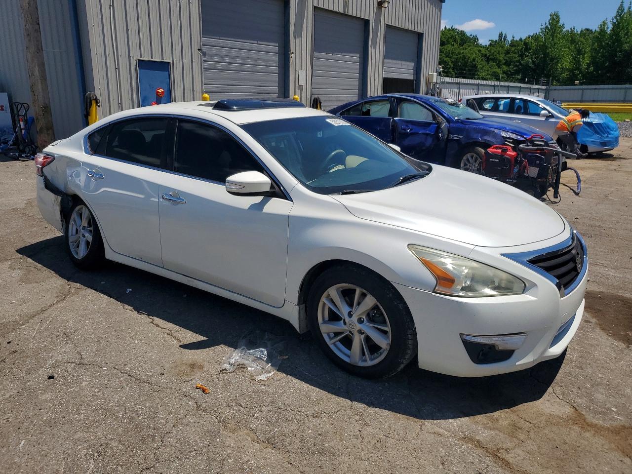 2014 Nissan Altima 2.5 Sl White vin: 1N4AL3AP1EC181663