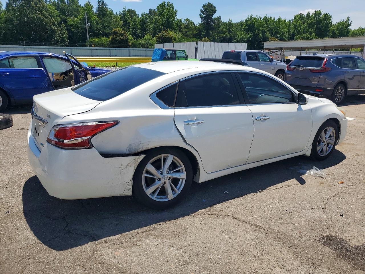 2014 Nissan Altima 2.5 Sl White vin: 1N4AL3AP1EC181663