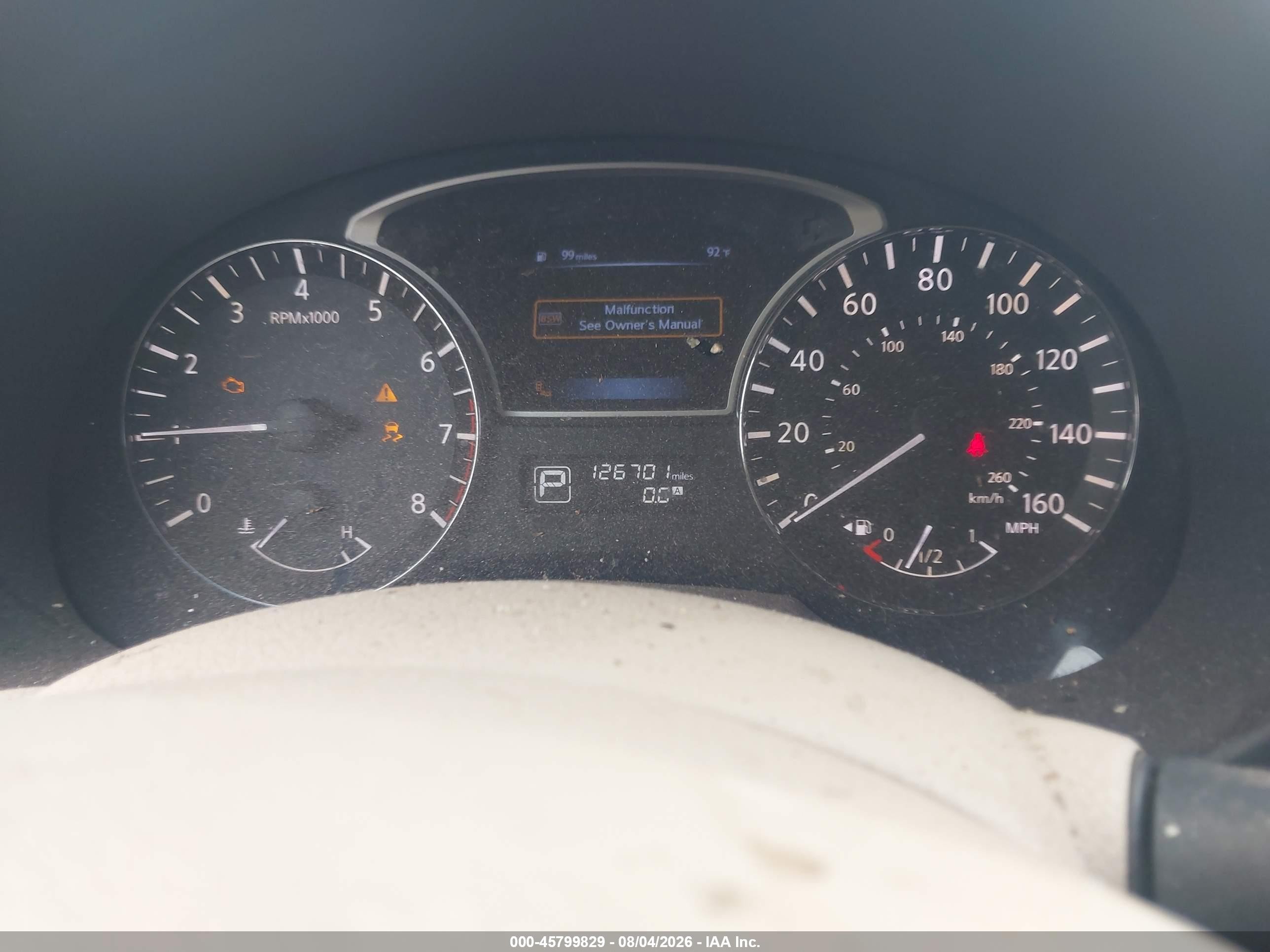 2014 Nissan Altima 2.5 Sl White vin: 1N4AL3AP1EC182568