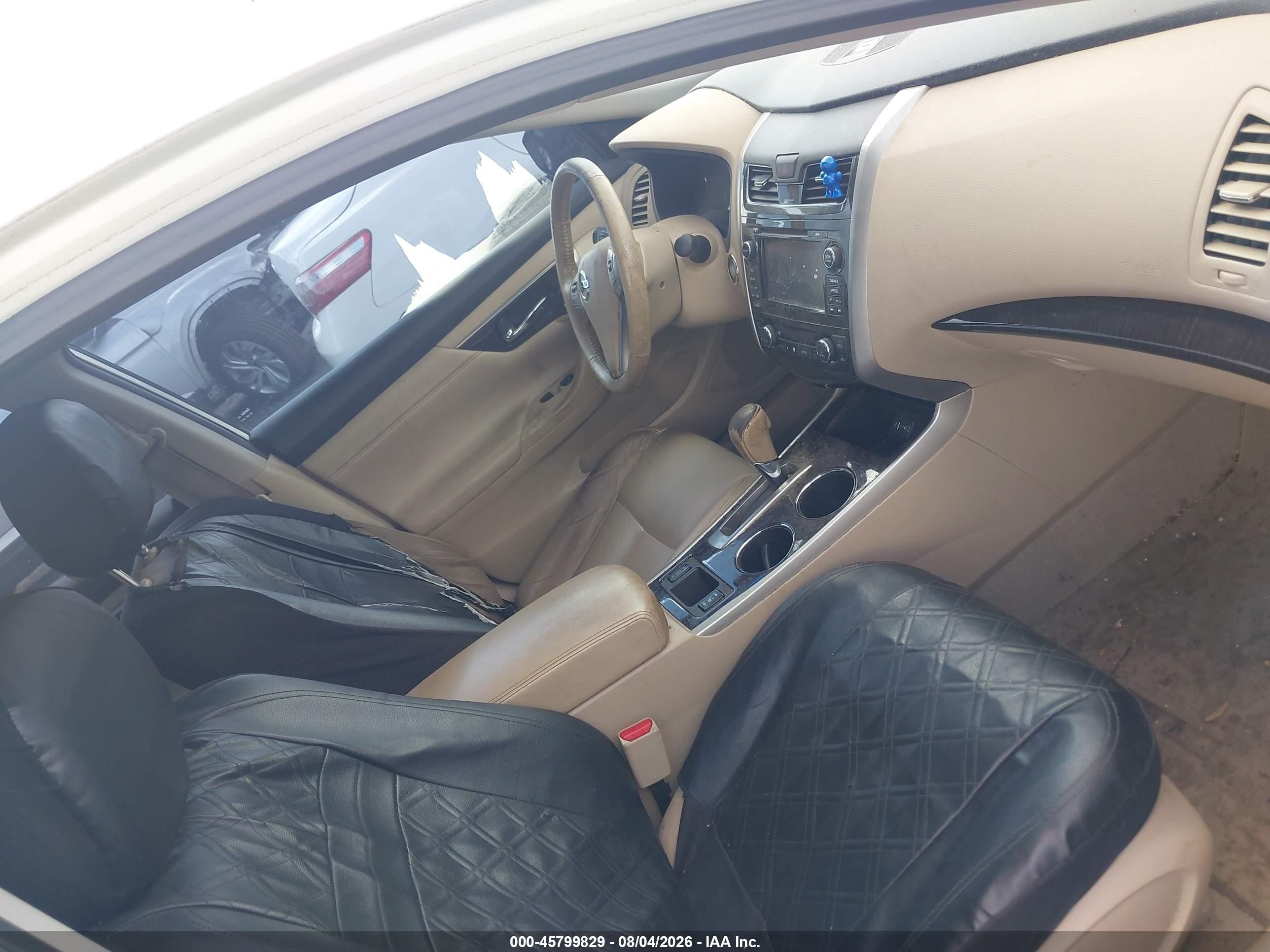2014 Nissan Altima 2.5 Sl White vin: 1N4AL3AP1EC182568