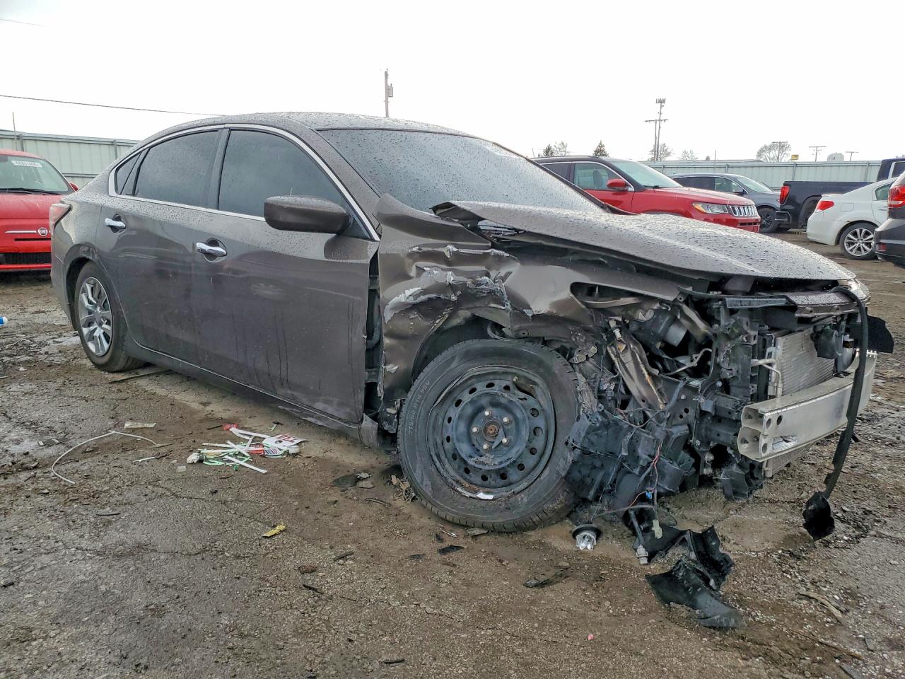 2014 Nissan Altima 2.5 S Brown vin: 1N4AL3AP1EC190993