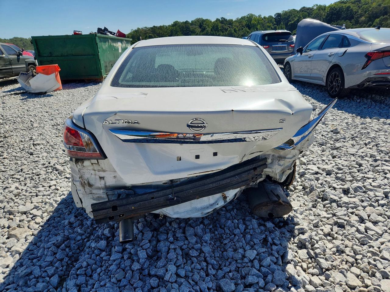 2014 Nissan Altima 2.5 S White vin: 1N4AL3AP1EC200955
