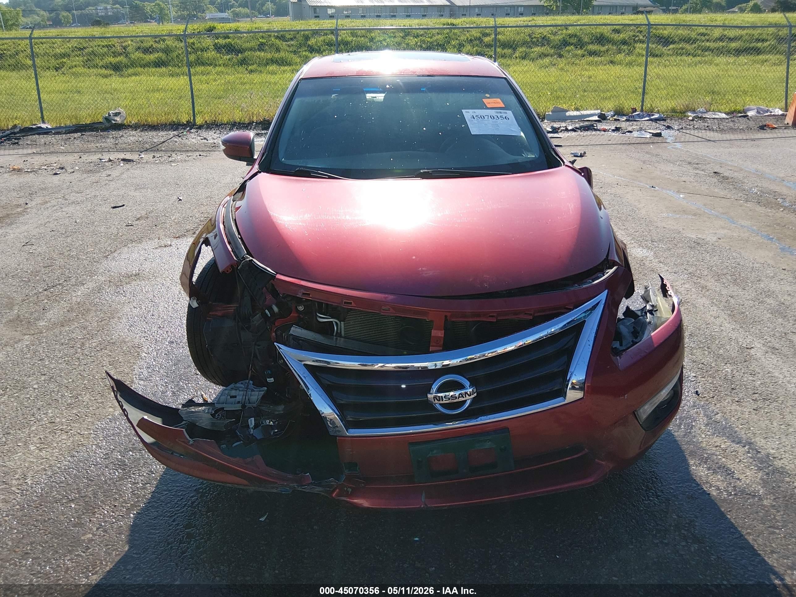 2014 Nissan Altima 2.5 Sv Red vin: 1N4AL3AP1EC201796