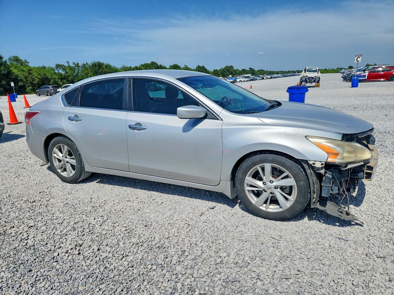 2014 Nissan Altima 2.5 Sv Silver vin: 1N4AL3AP1EC201992