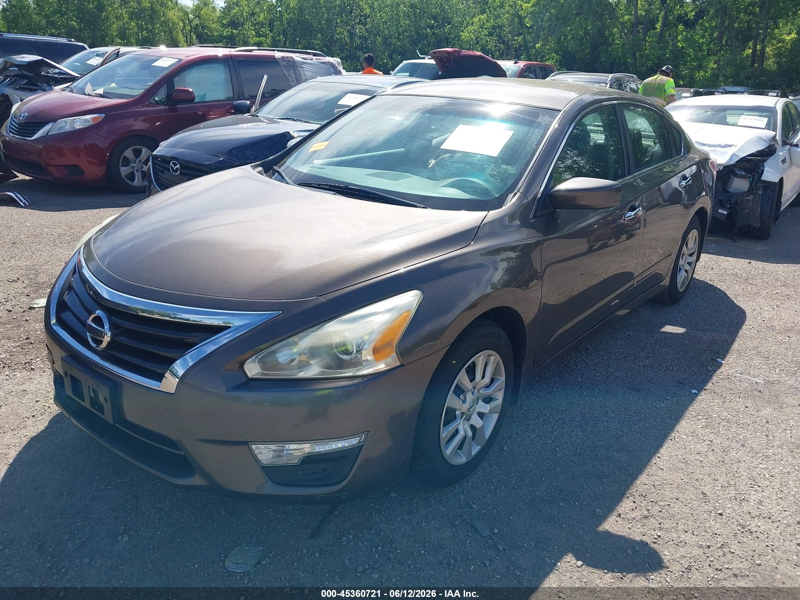 2014 Nissan Altima 2.5 S Gray vin: 1N4AL3AP1EC281505