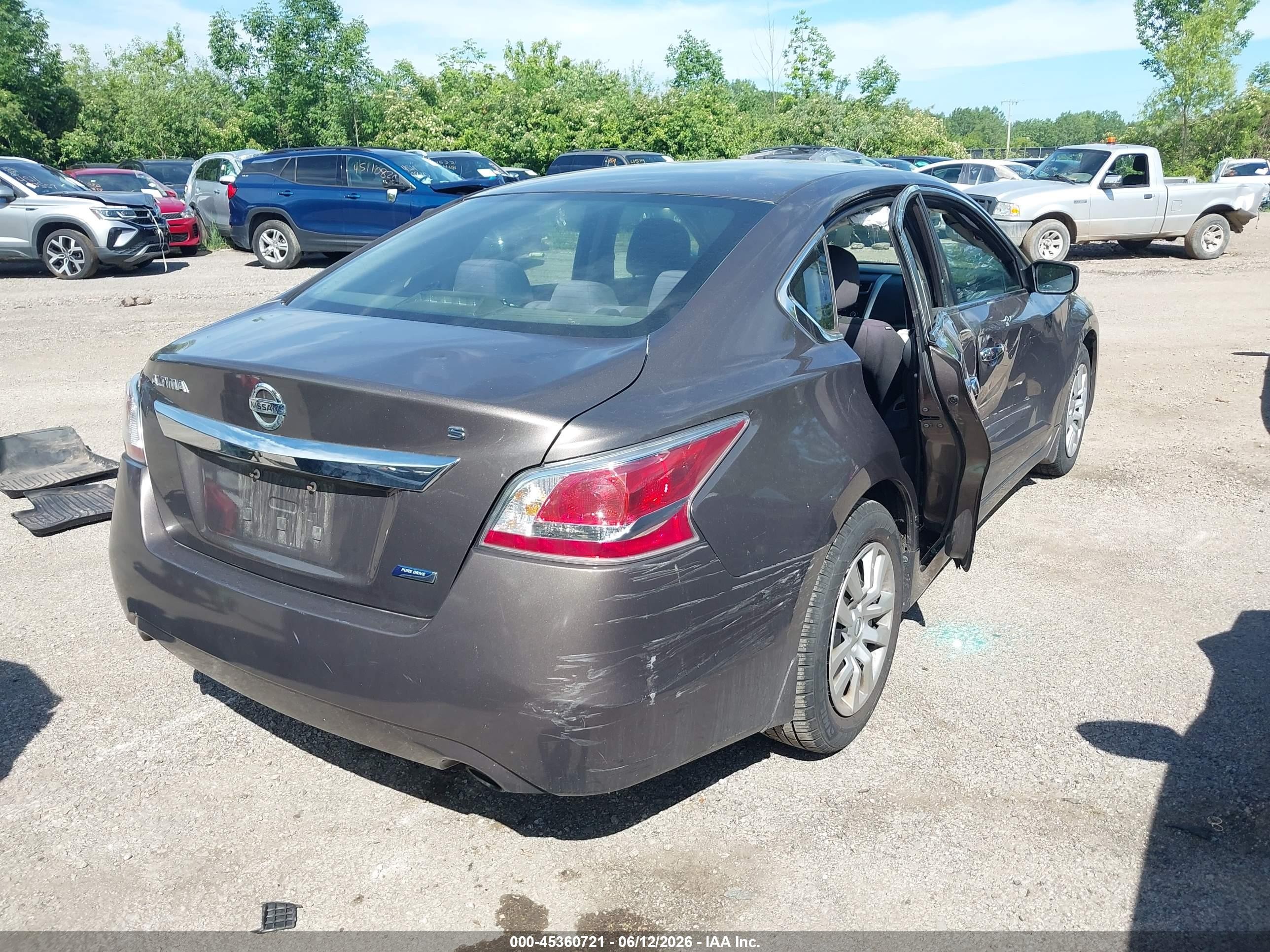 2014 Nissan Altima 2.5 S Gray vin: 1N4AL3AP1EC281505