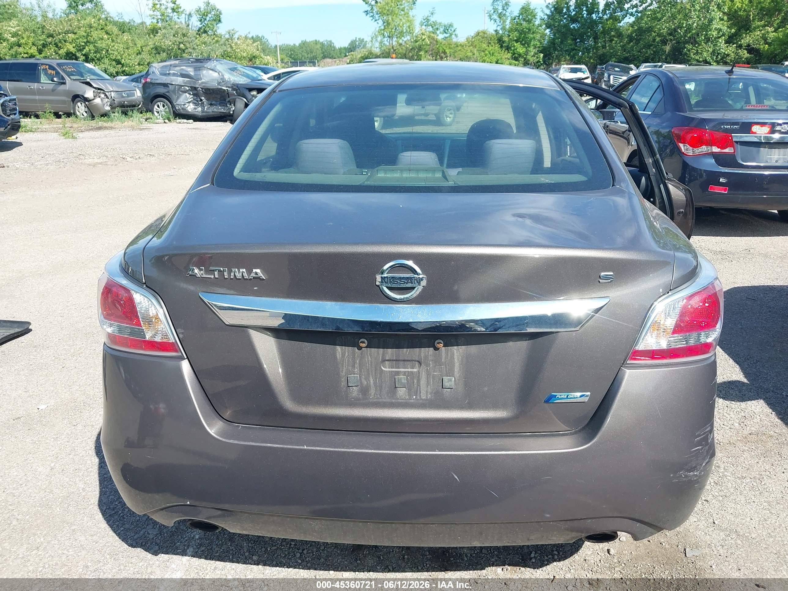 2014 Nissan Altima 2.5 S Gray vin: 1N4AL3AP1EC281505
