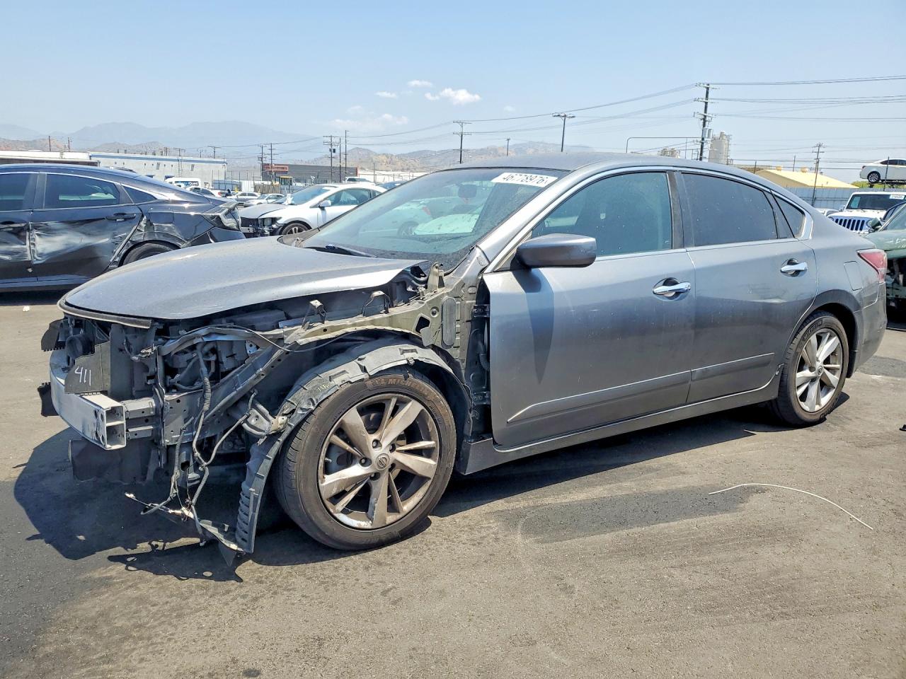 2014 Nissan Altima 2.5 Sv Серый vin: 1N4AL3AP1EC286414