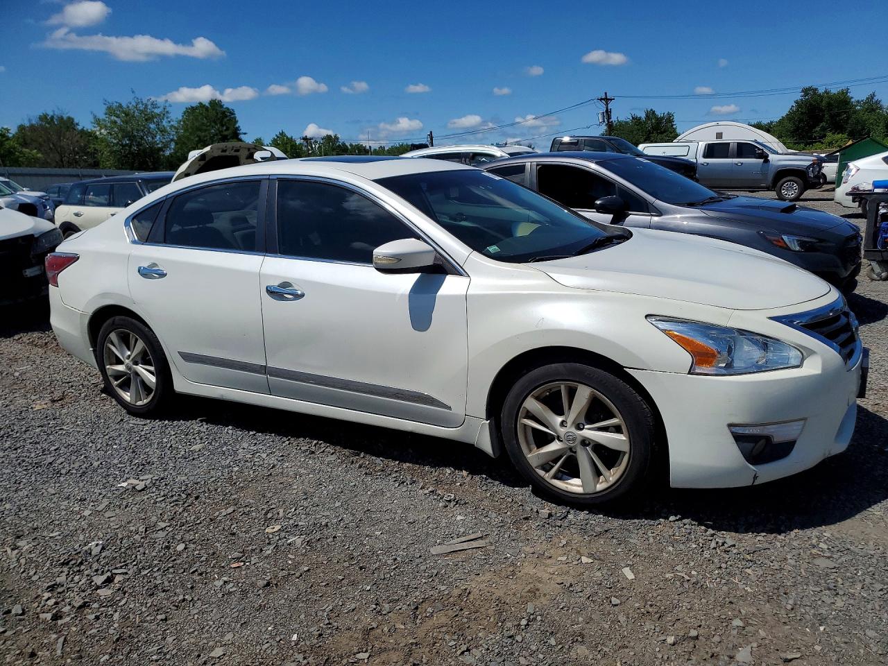 2014 Nissan Altima 2.5 Sl White vin: 1N4AL3AP1EC299096