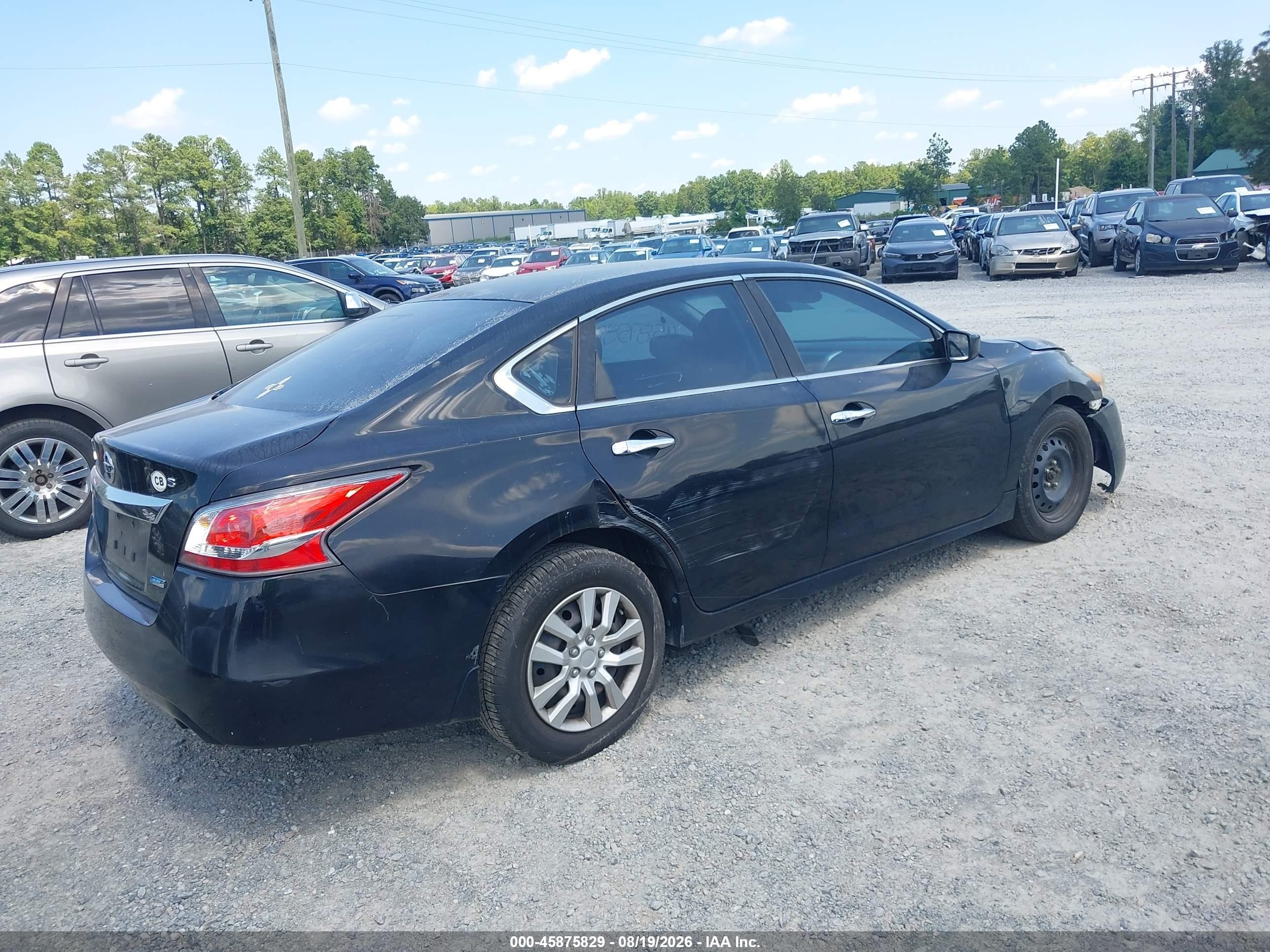 2014 Nissan Altima 2.5 S Black vin: 1N4AL3AP1EC320982