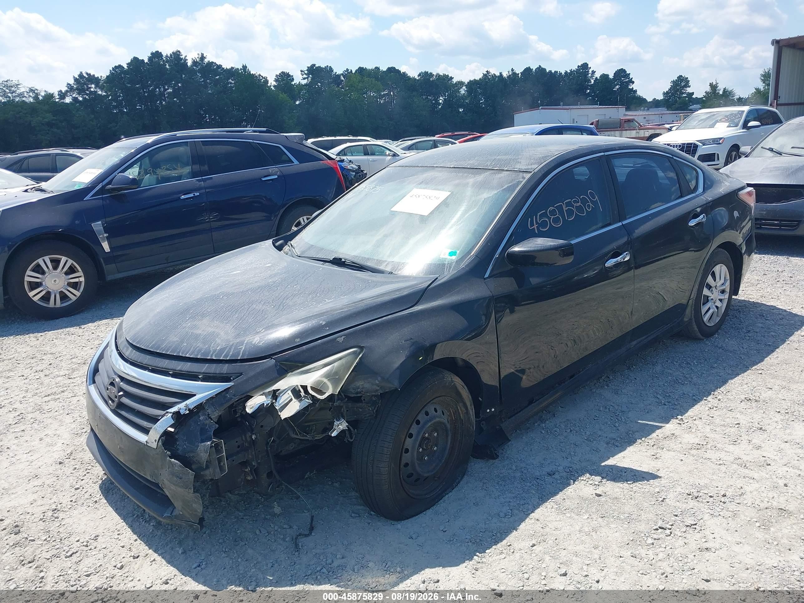 2014 Nissan Altima 2.5 S Black vin: 1N4AL3AP1EC320982