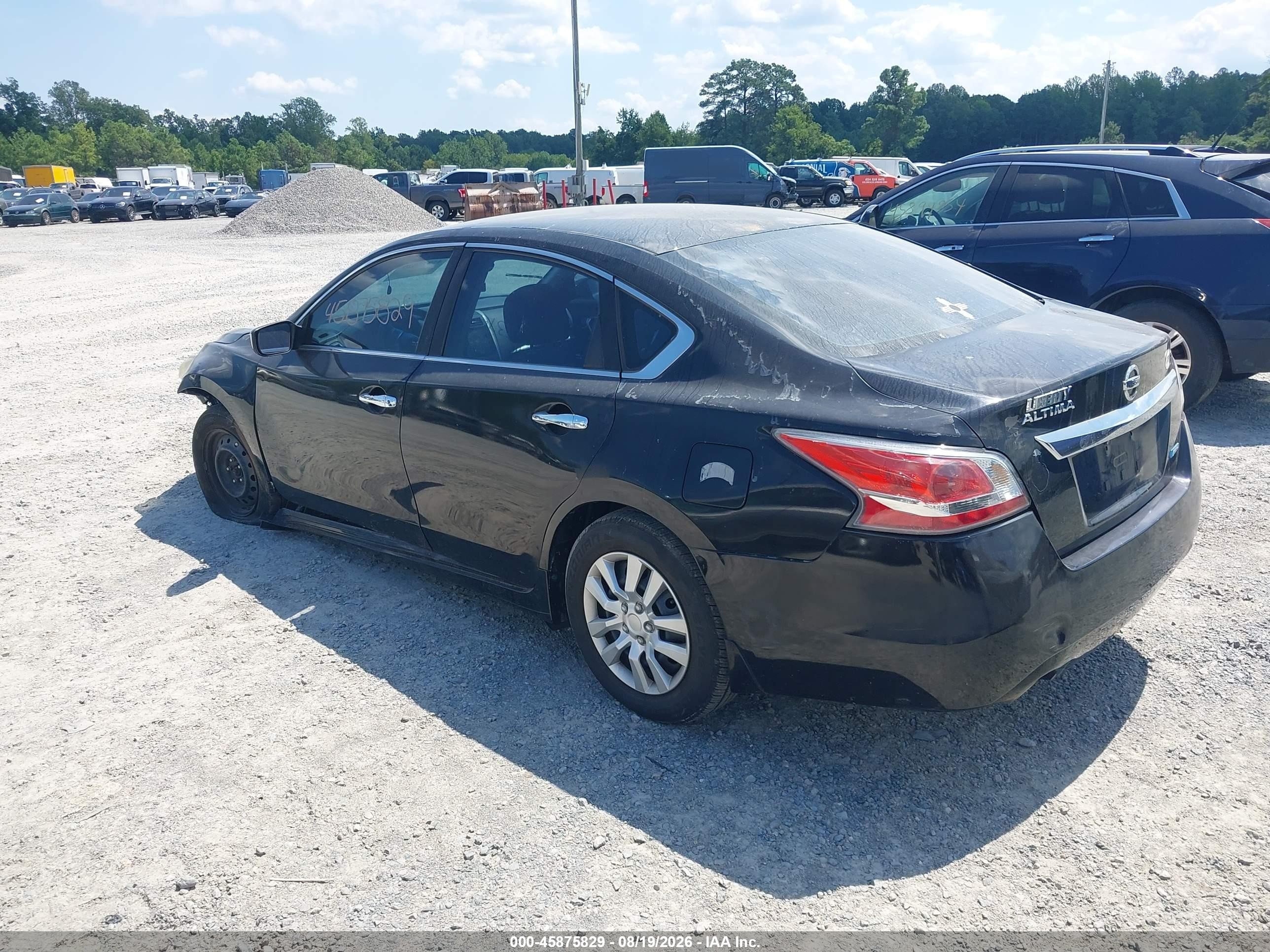 2014 Nissan Altima 2.5 S Black vin: 1N4AL3AP1EC320982