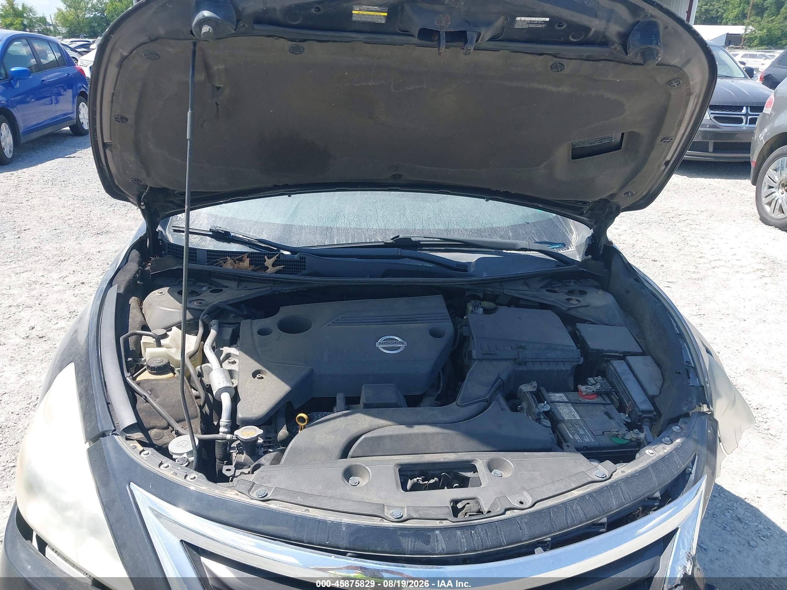 2014 Nissan Altima 2.5 S Black vin: 1N4AL3AP1EC320982