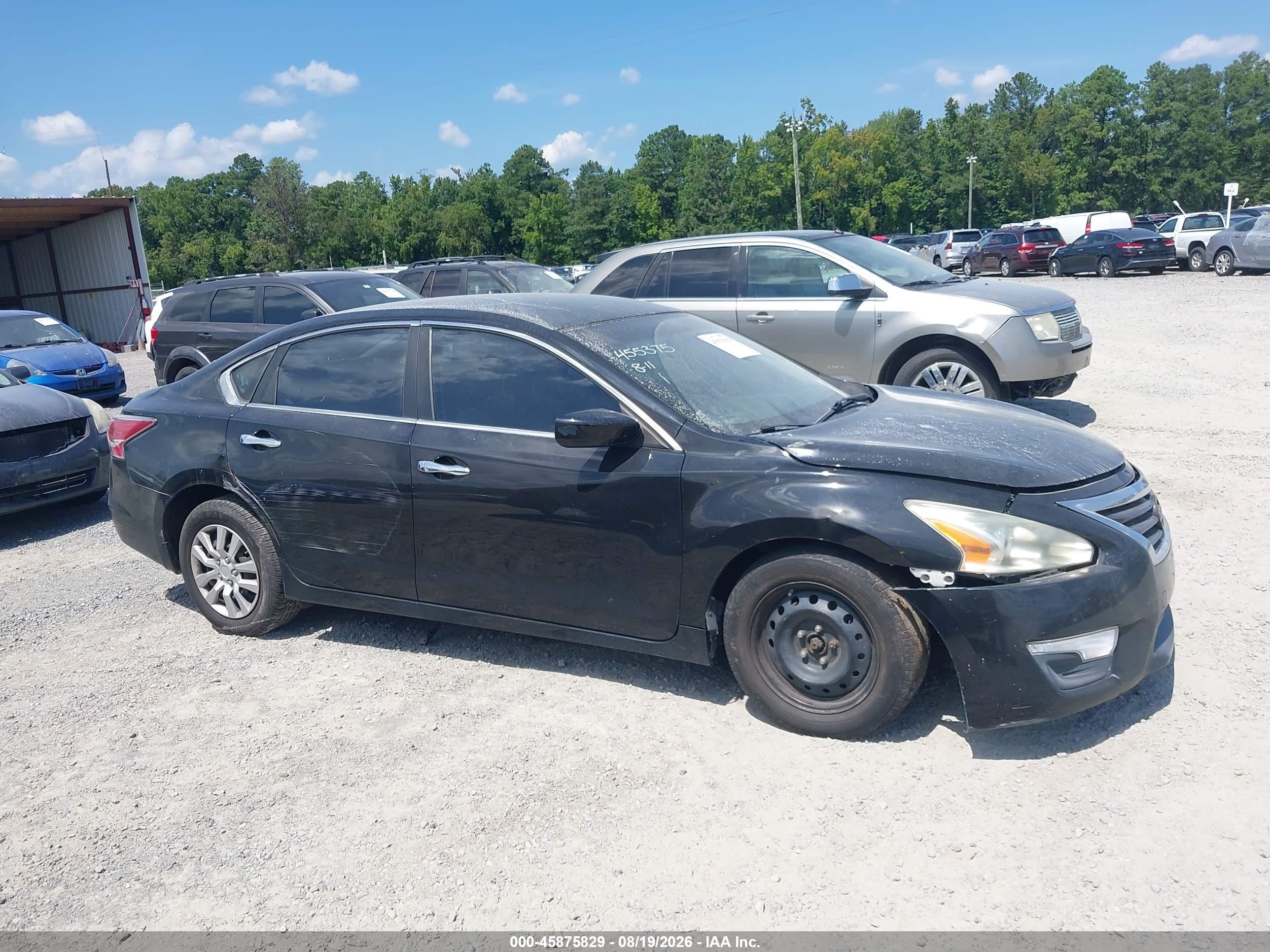 2014 Nissan Altima 2.5 S Black vin: 1N4AL3AP1EC320982