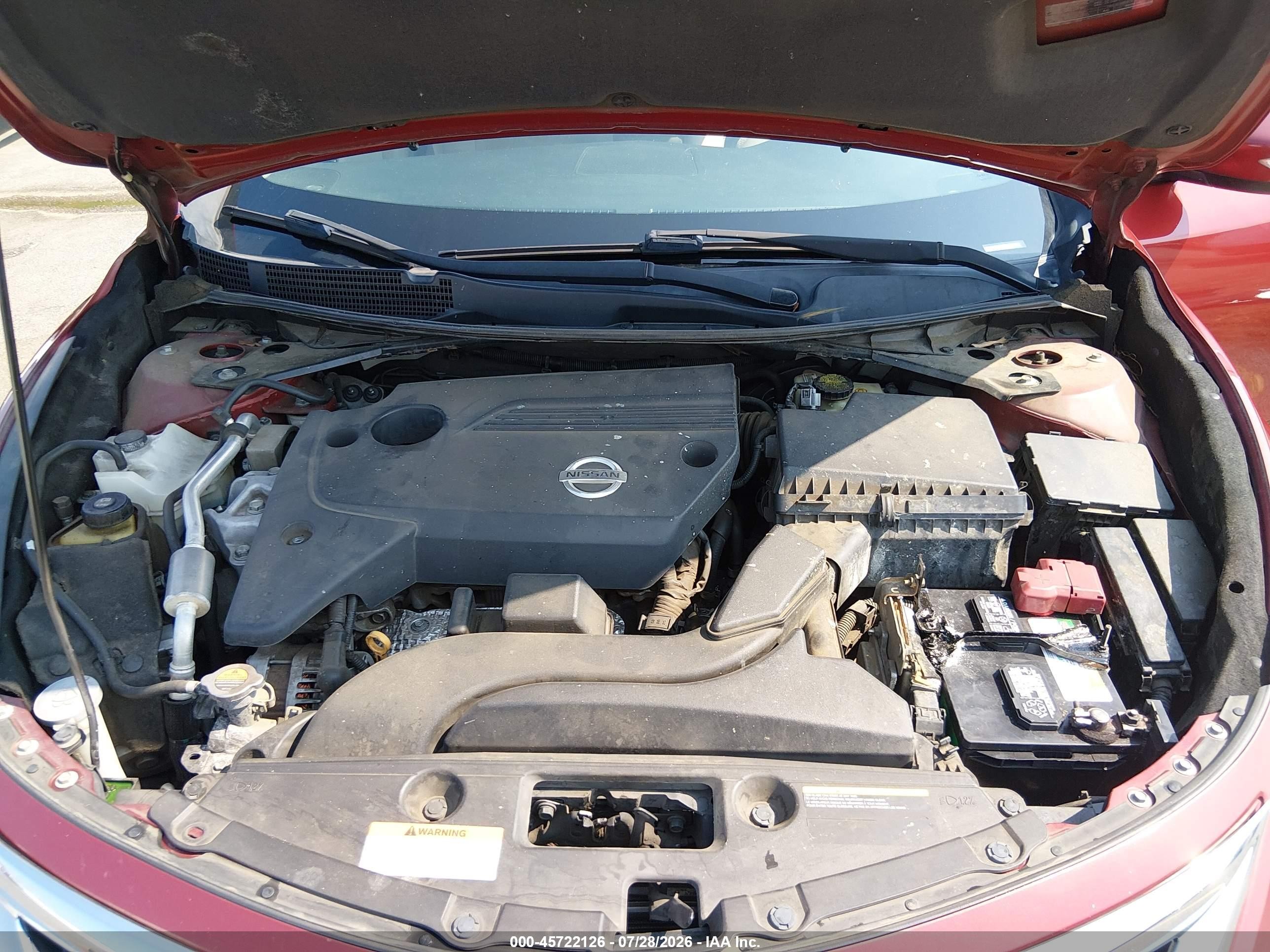 2014 Nissan Altima 2.5 Sv Бордовый vin: 1N4AL3AP1EC406342
