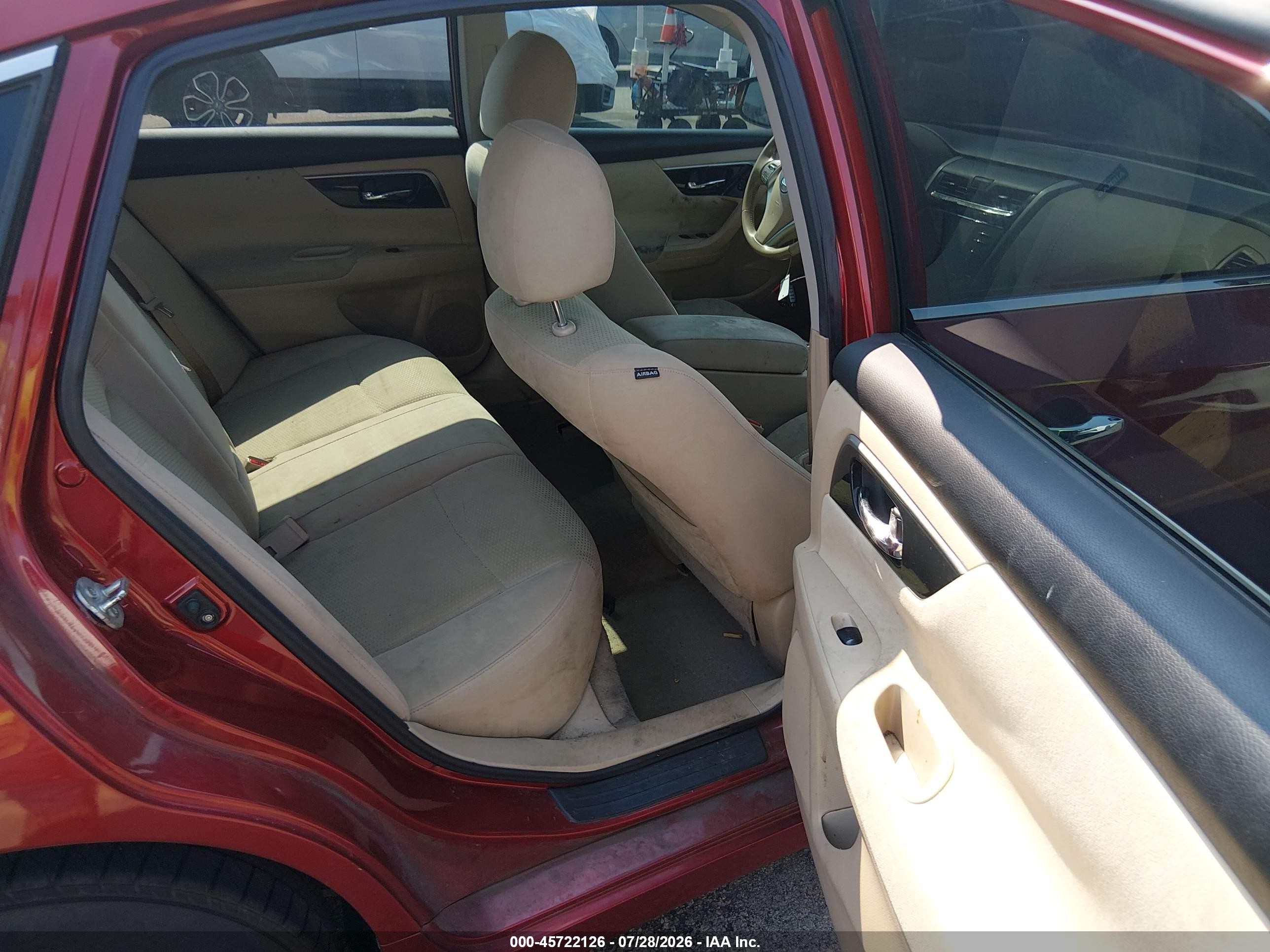 2014 Nissan Altima 2.5 Sv Бордовый vin: 1N4AL3AP1EC406342