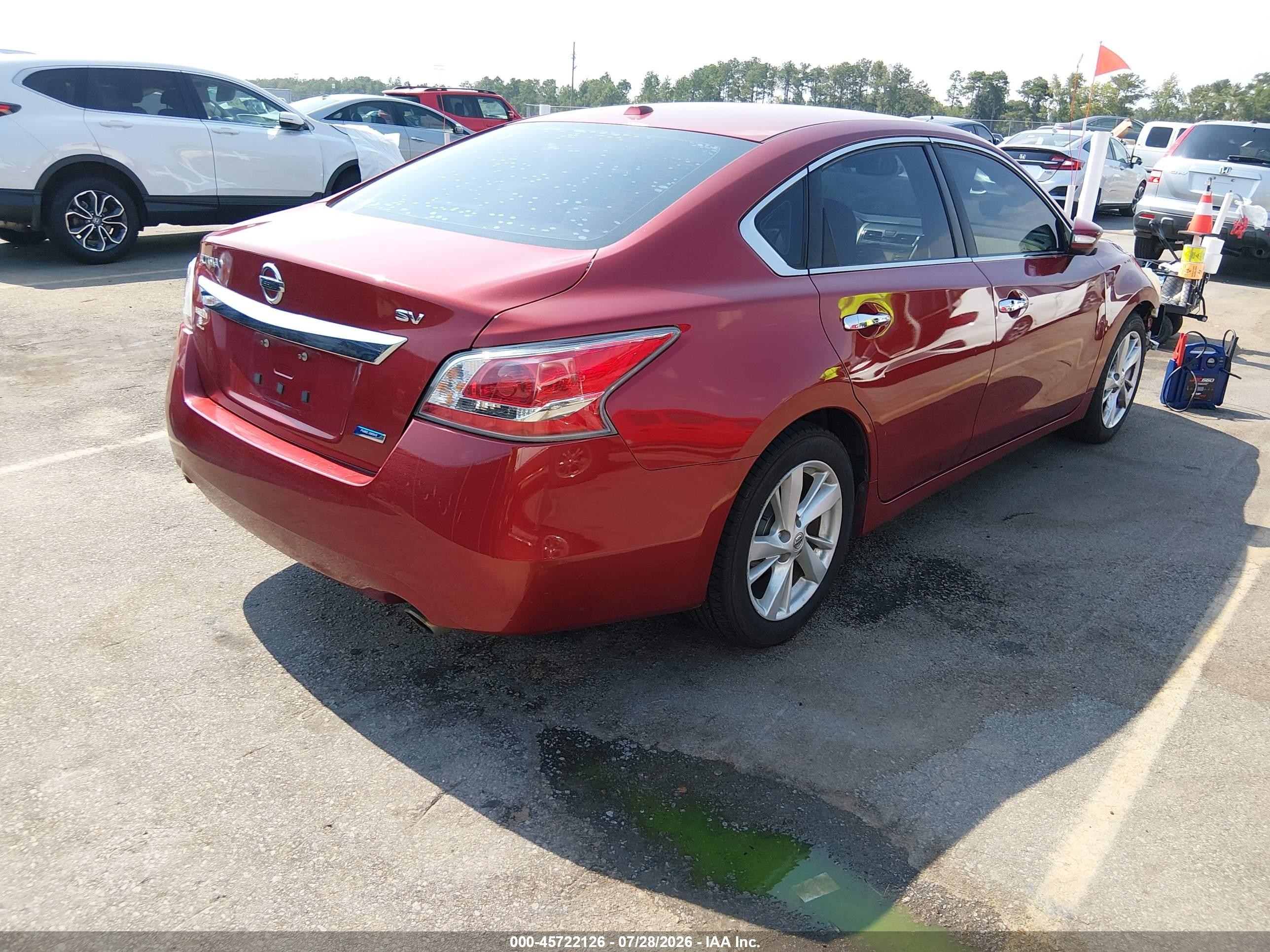 2014 Nissan Altima 2.5 Sv Бордовый vin: 1N4AL3AP1EC406342