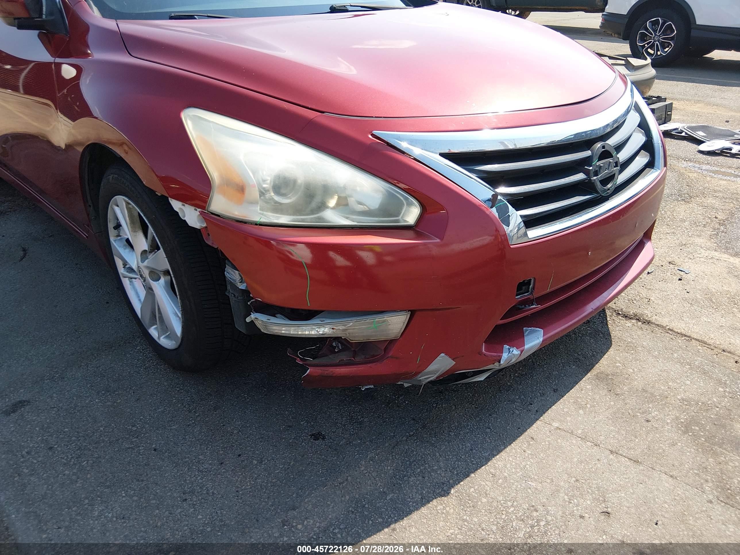 2014 Nissan Altima 2.5 Sv Бордовый vin: 1N4AL3AP1EC406342