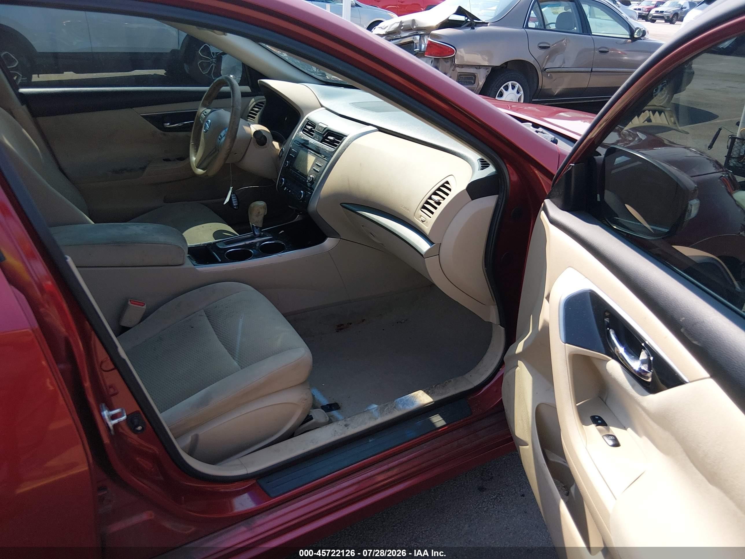 2014 Nissan Altima 2.5 Sv Бордовый vin: 1N4AL3AP1EC406342