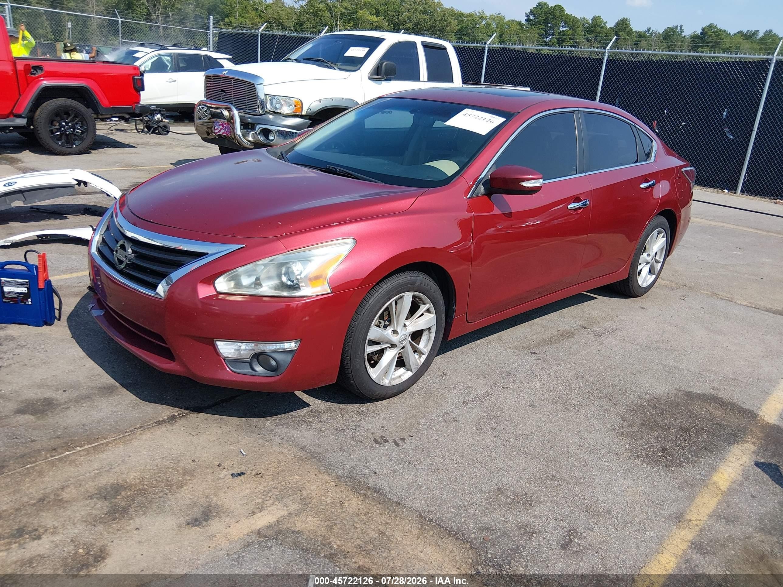 2014 Nissan Altima 2.5 Sv Бордовый vin: 1N4AL3AP1EC406342