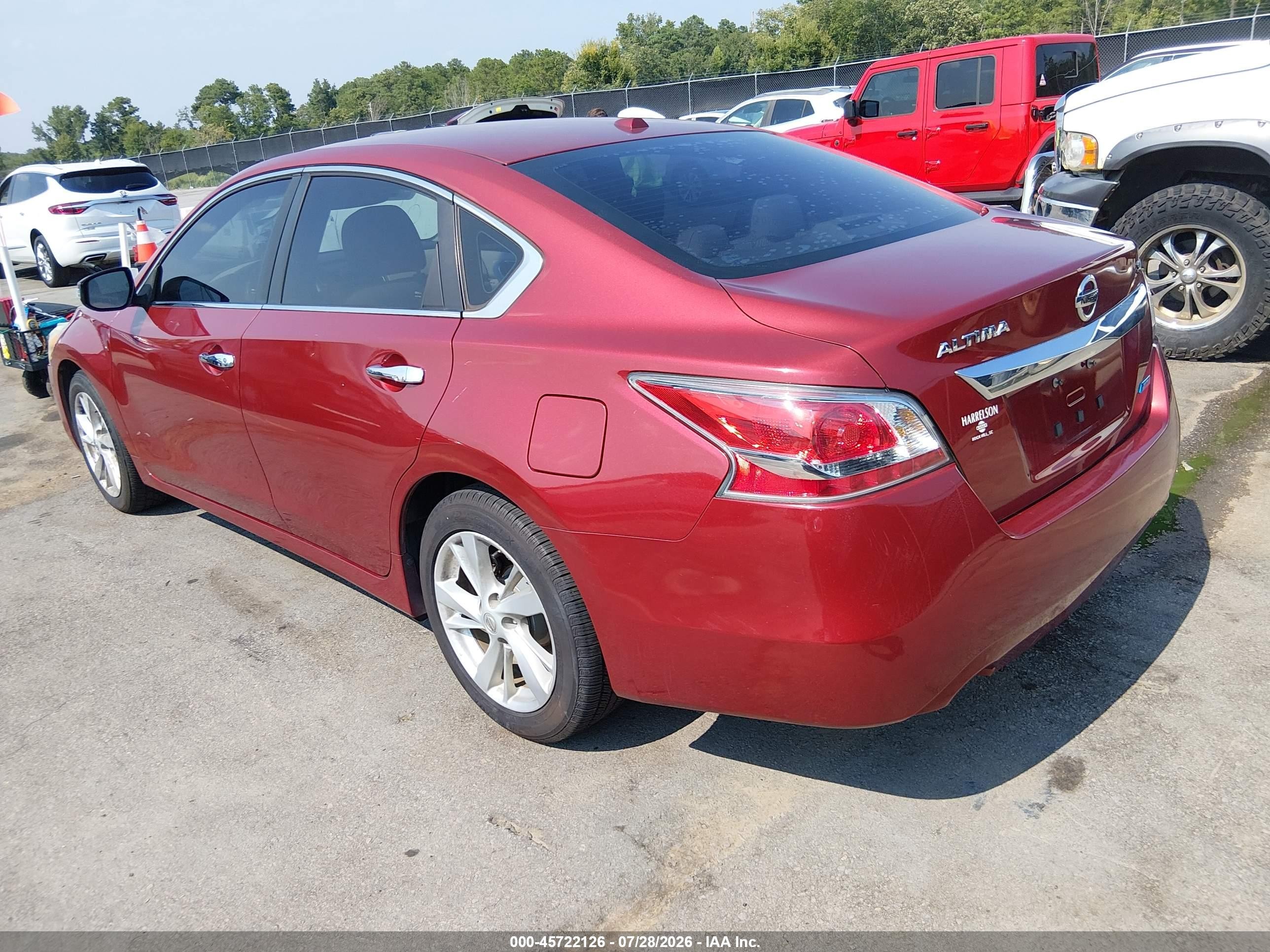 2014 Nissan Altima 2.5 Sv Бордовый vin: 1N4AL3AP1EC406342
