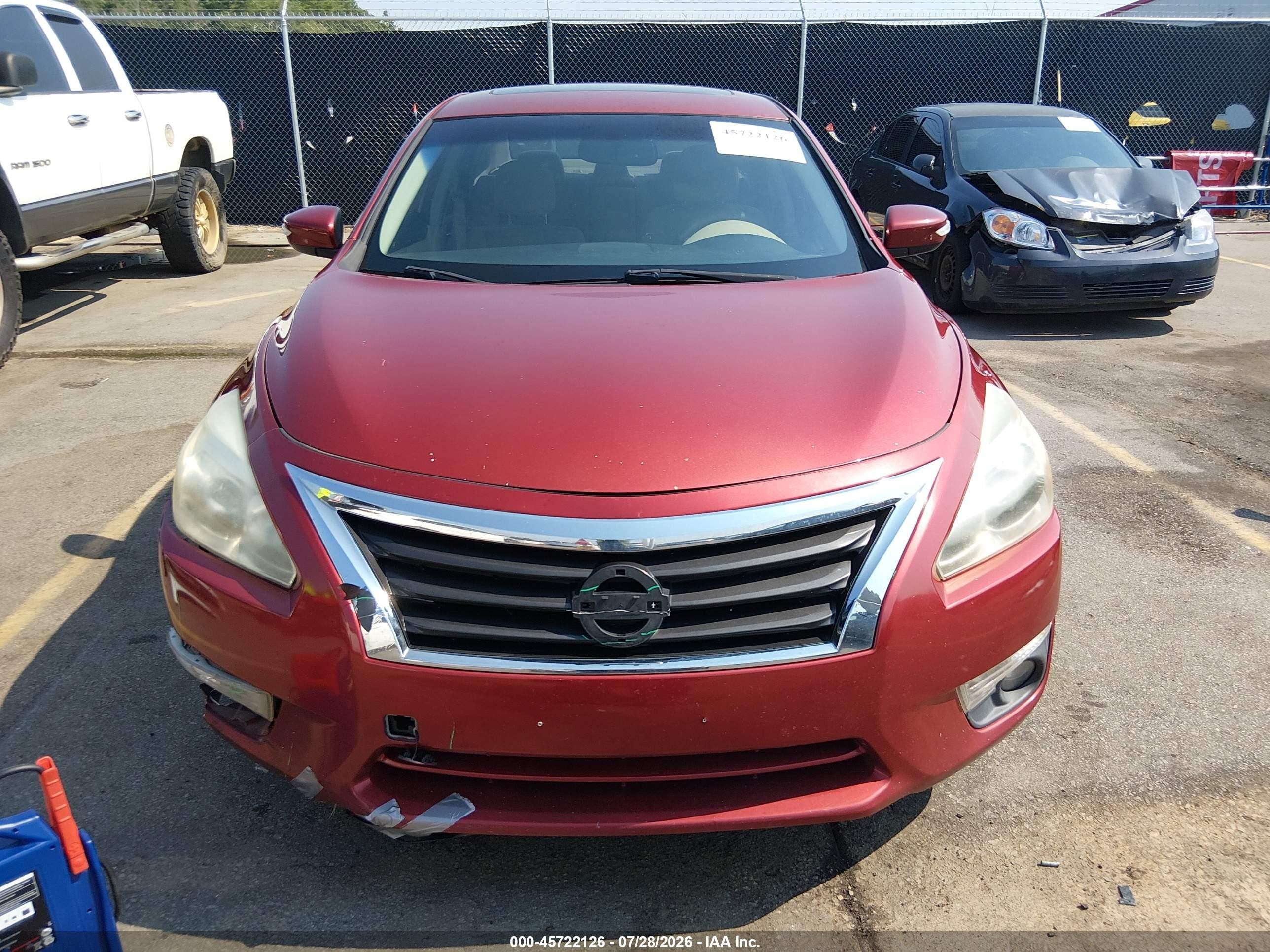 2014 Nissan Altima 2.5 Sv Бордовый vin: 1N4AL3AP1EC406342