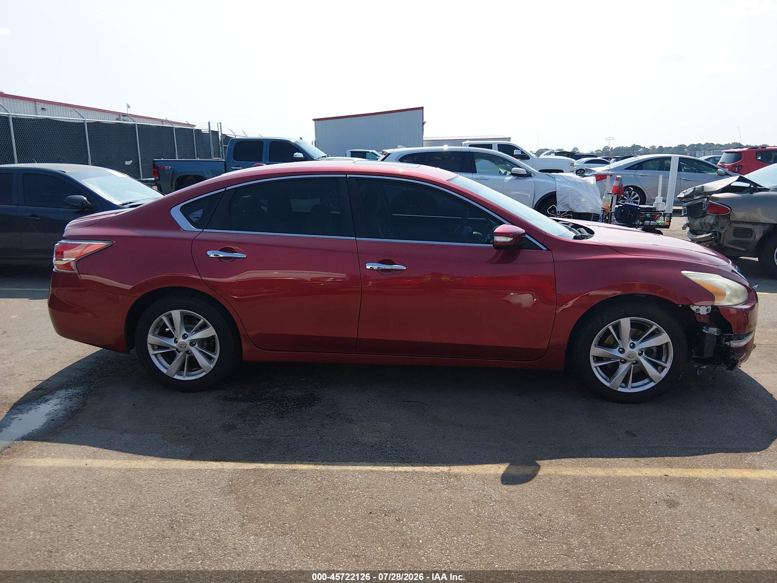 2014 Nissan Altima 2.5 Sv Бордовый vin: 1N4AL3AP1EC406342