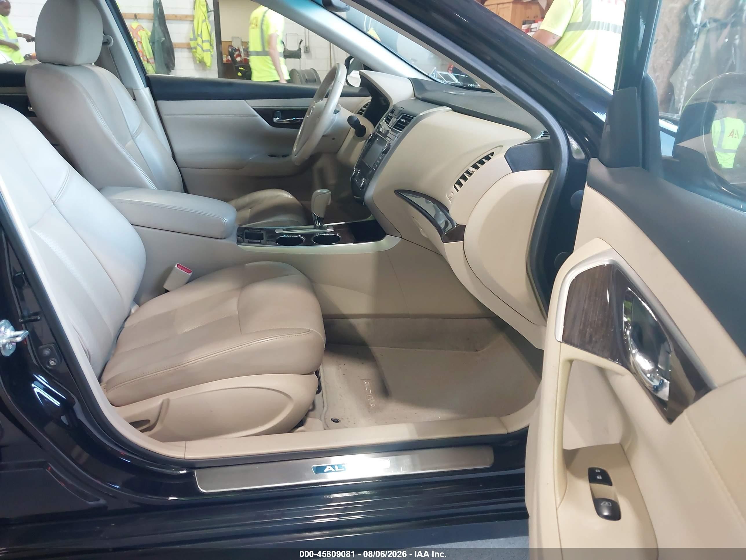 2014 Nissan Altima 2.5 Sl Black vin: 1N4AL3AP1EC409550