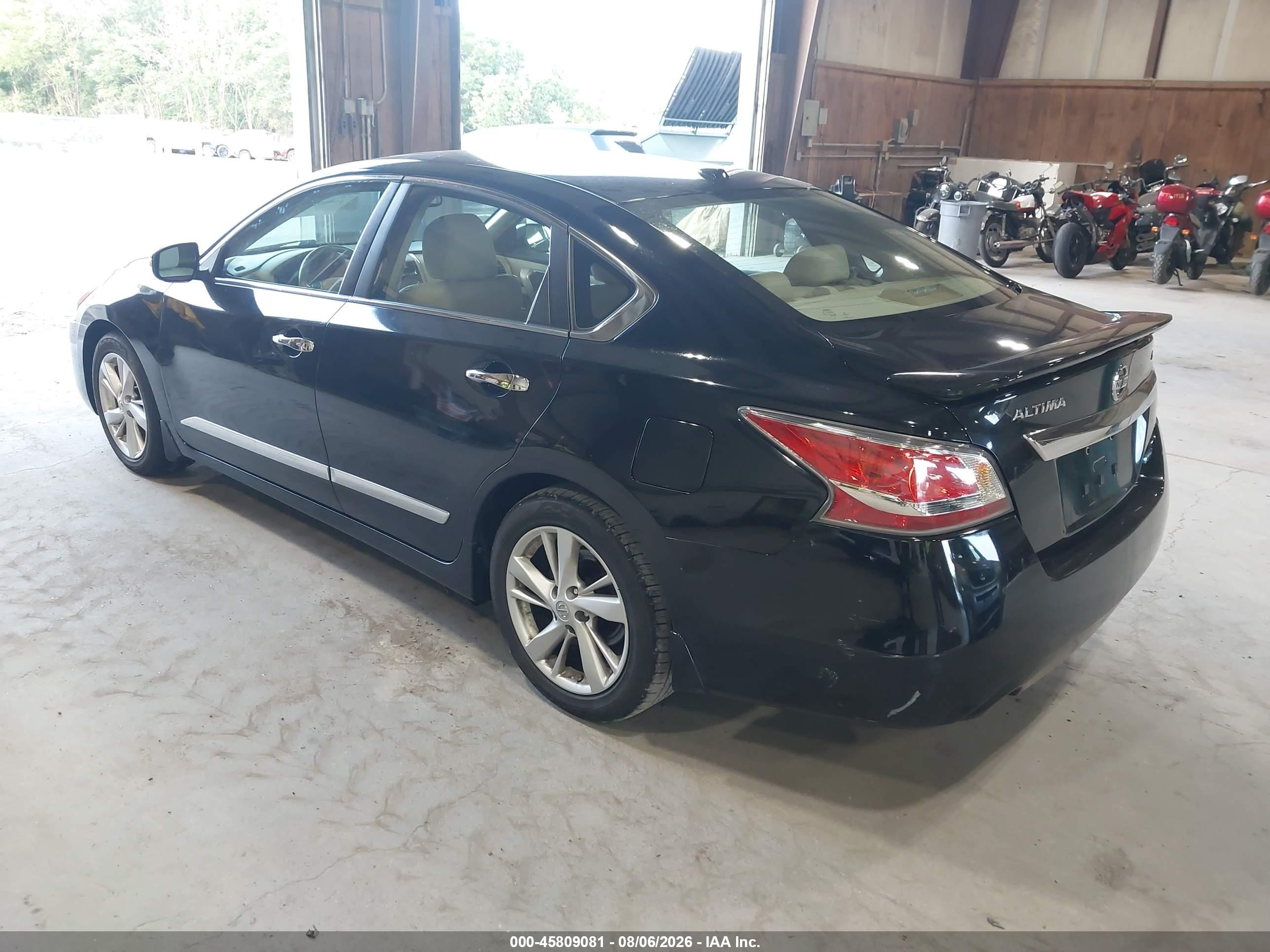 2014 Nissan Altima 2.5 Sl Black vin: 1N4AL3AP1EC409550