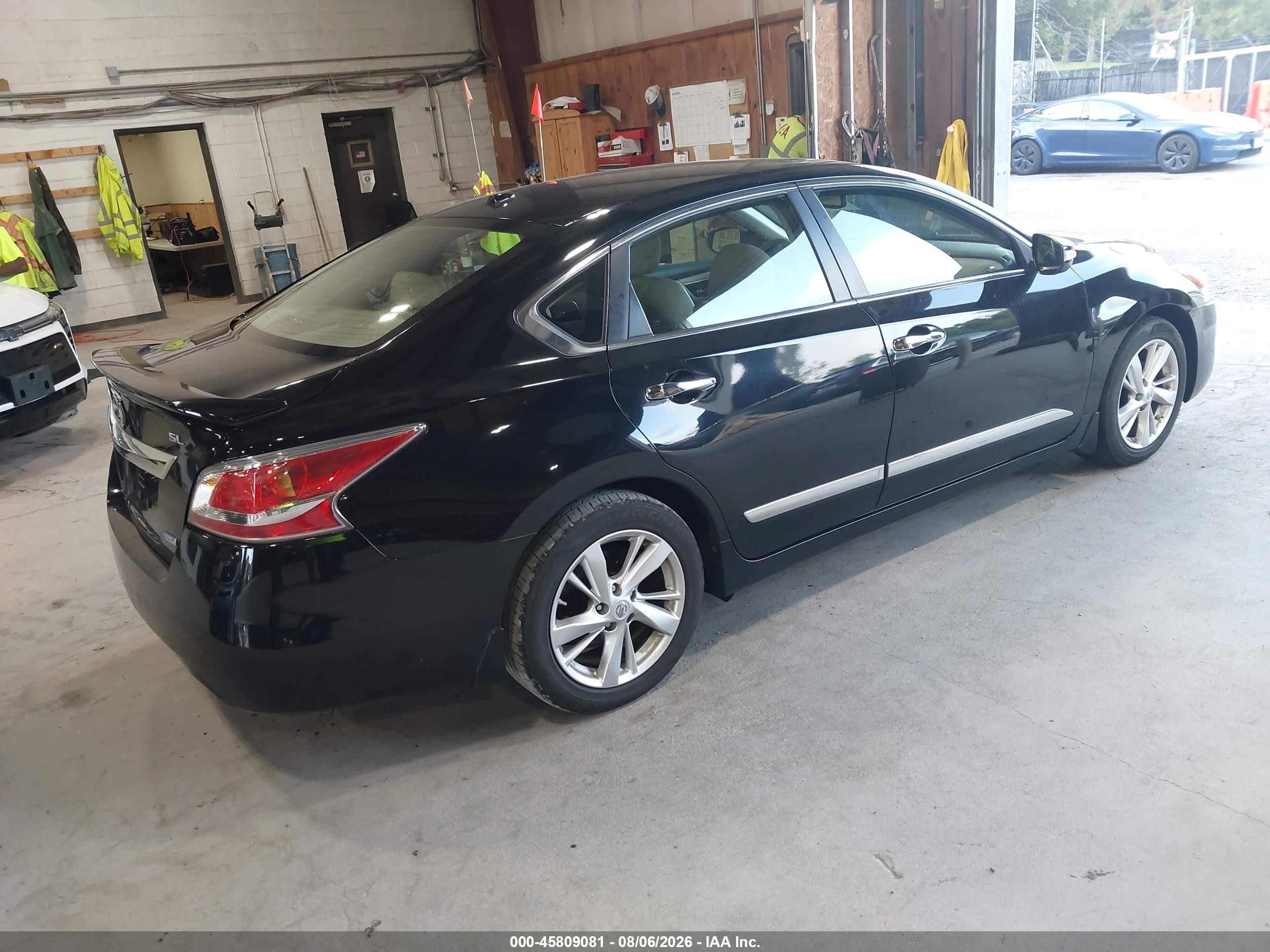 2014 Nissan Altima 2.5 Sl Black vin: 1N4AL3AP1EC409550