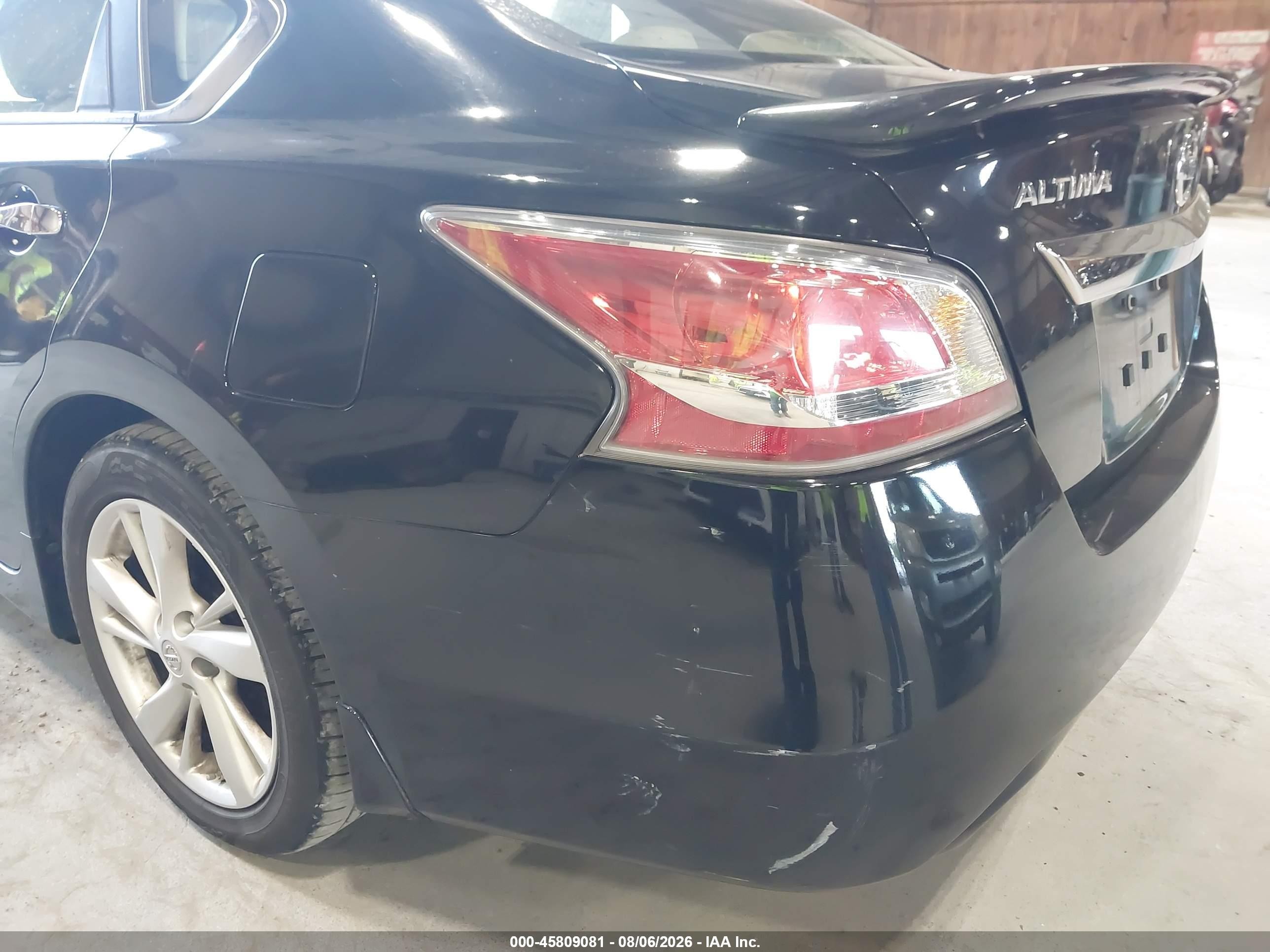 2014 Nissan Altima 2.5 Sl Black vin: 1N4AL3AP1EC409550