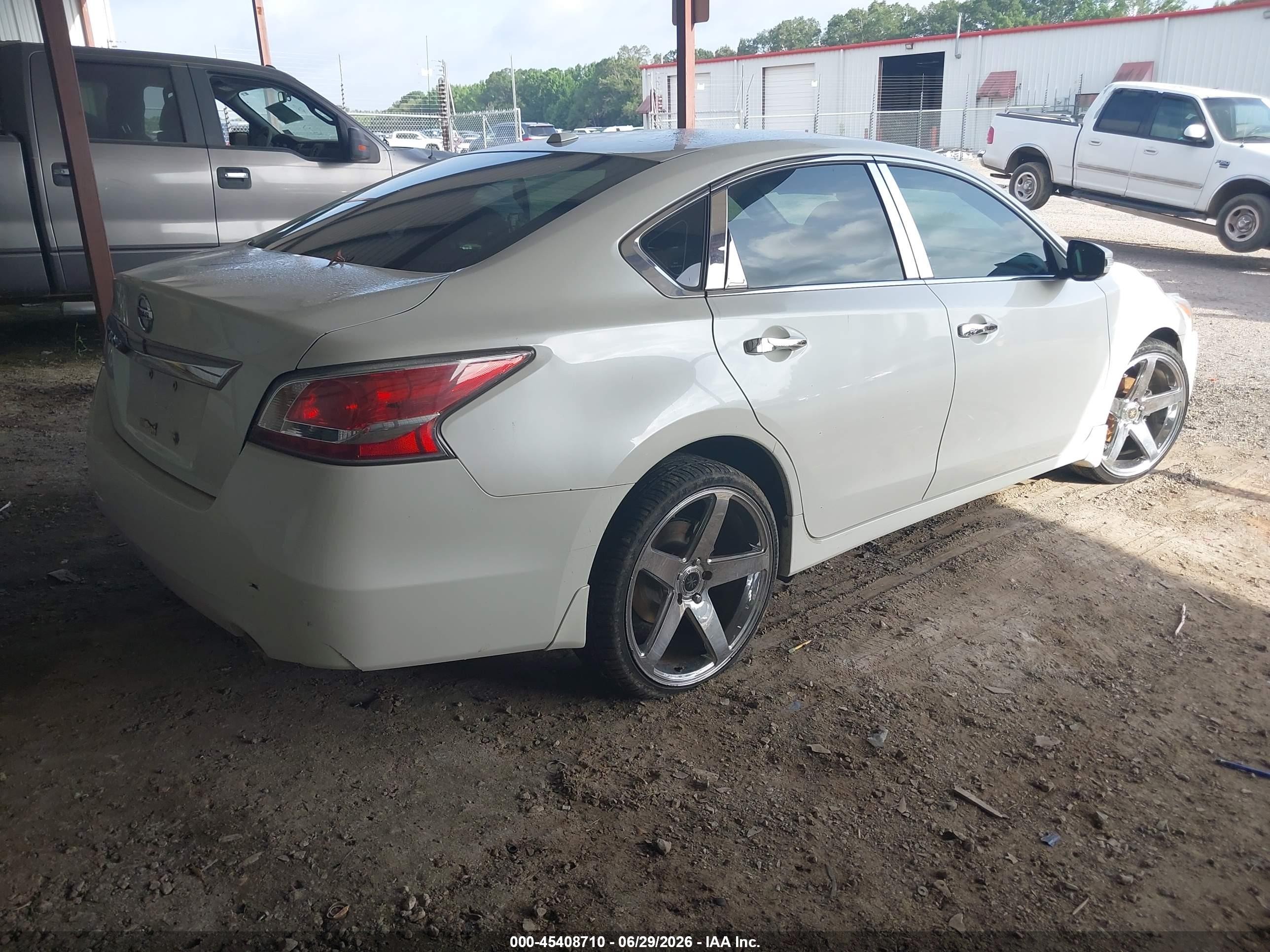 2014 Nissan Altima 2.5 Sl White vin: 1N4AL3AP1EC411315