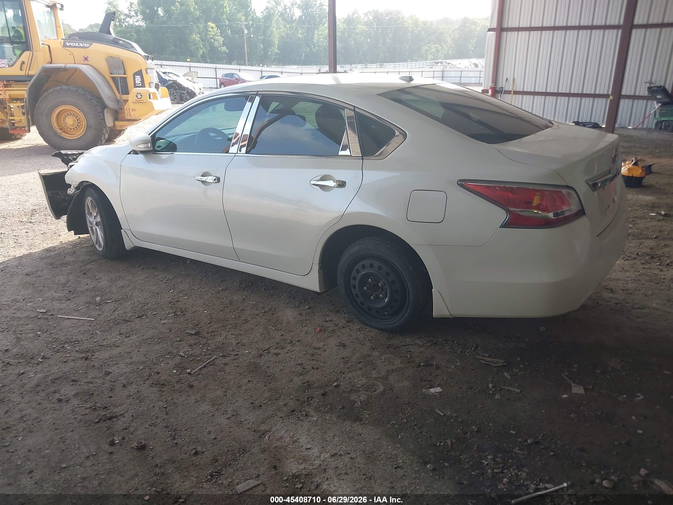 2014 Nissan Altima 2.5 Sl White vin: 1N4AL3AP1EC411315