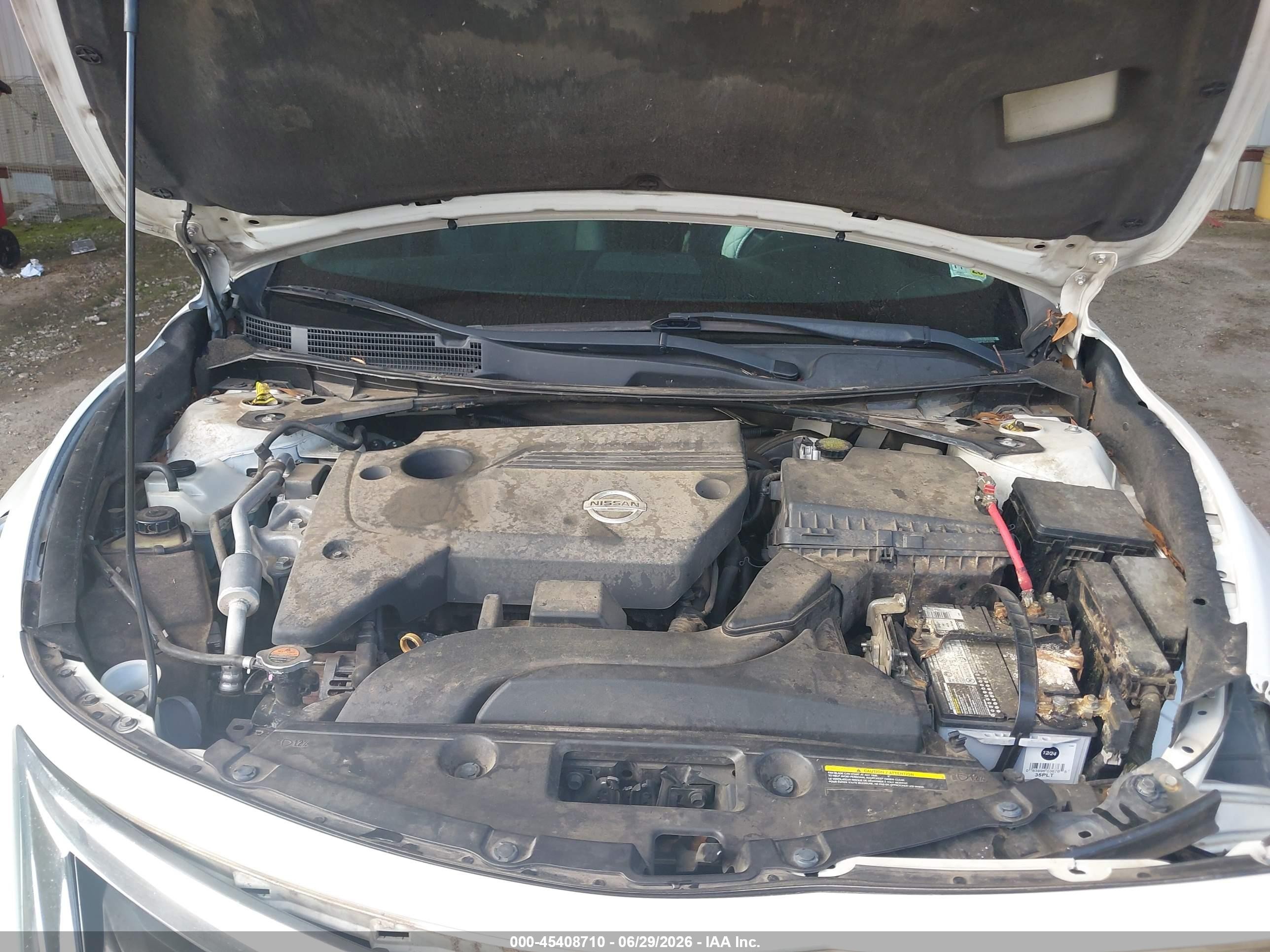 2014 Nissan Altima 2.5 Sl White vin: 1N4AL3AP1EC411315