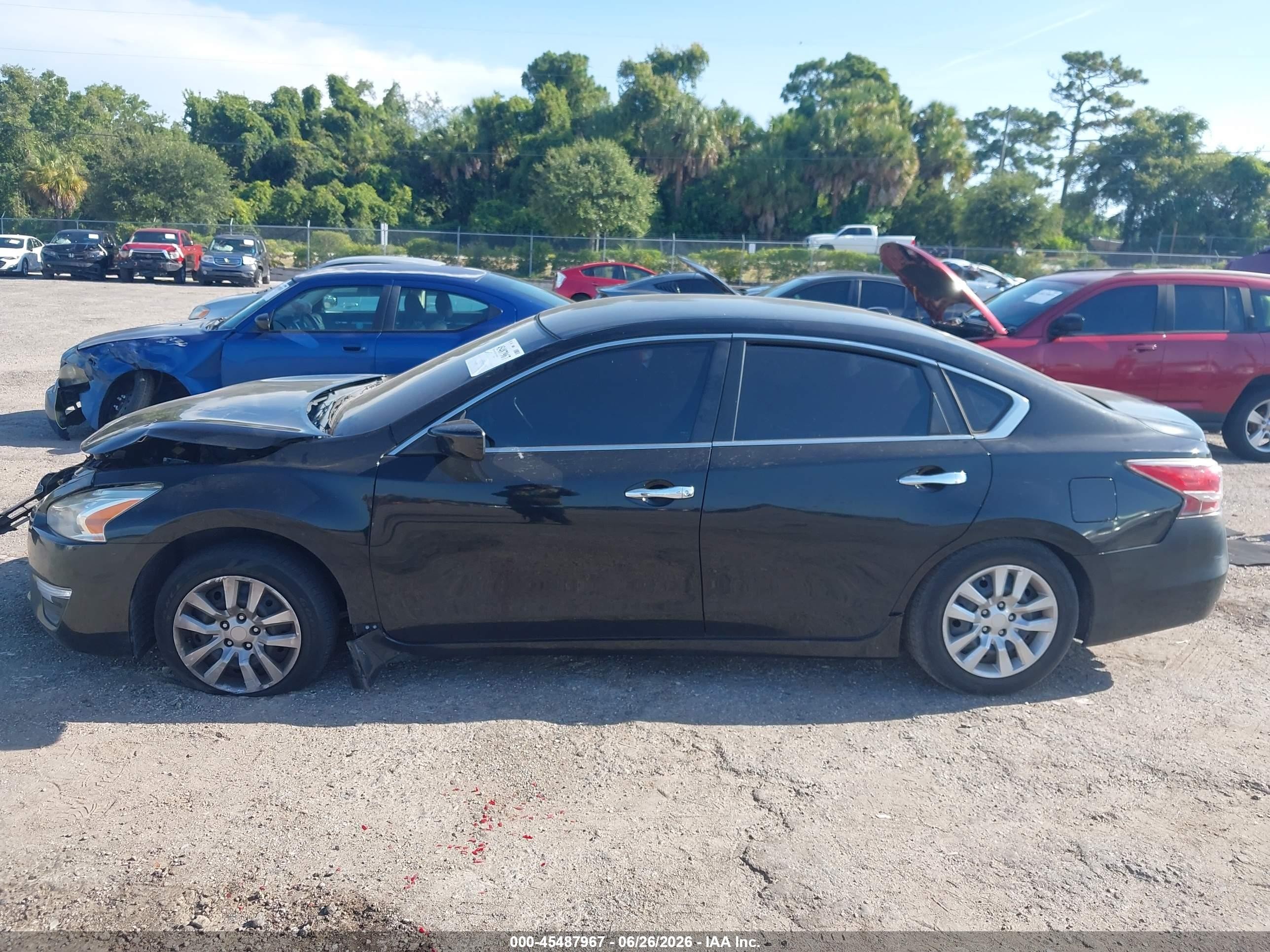2014 Nissan Altima 2.5 S Black vin: 1N4AL3AP1EC424520