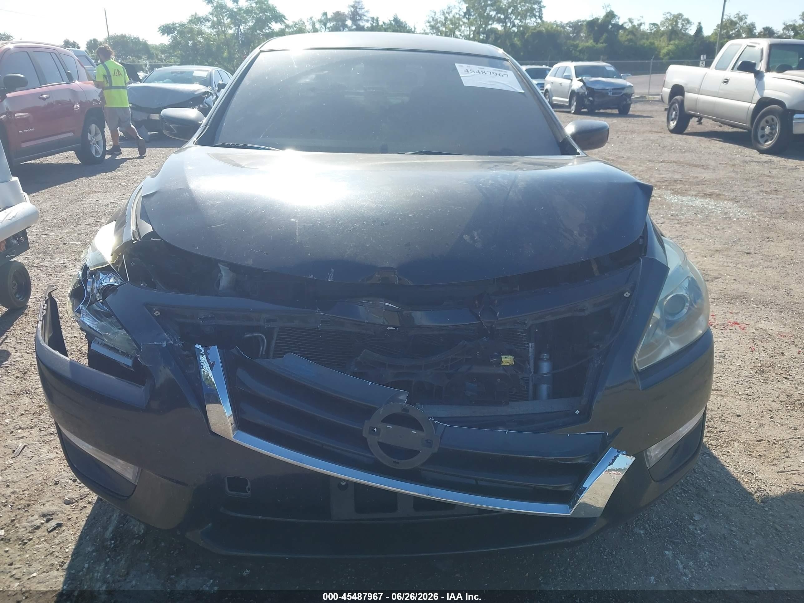 2014 Nissan Altima 2.5 S Black vin: 1N4AL3AP1EC424520