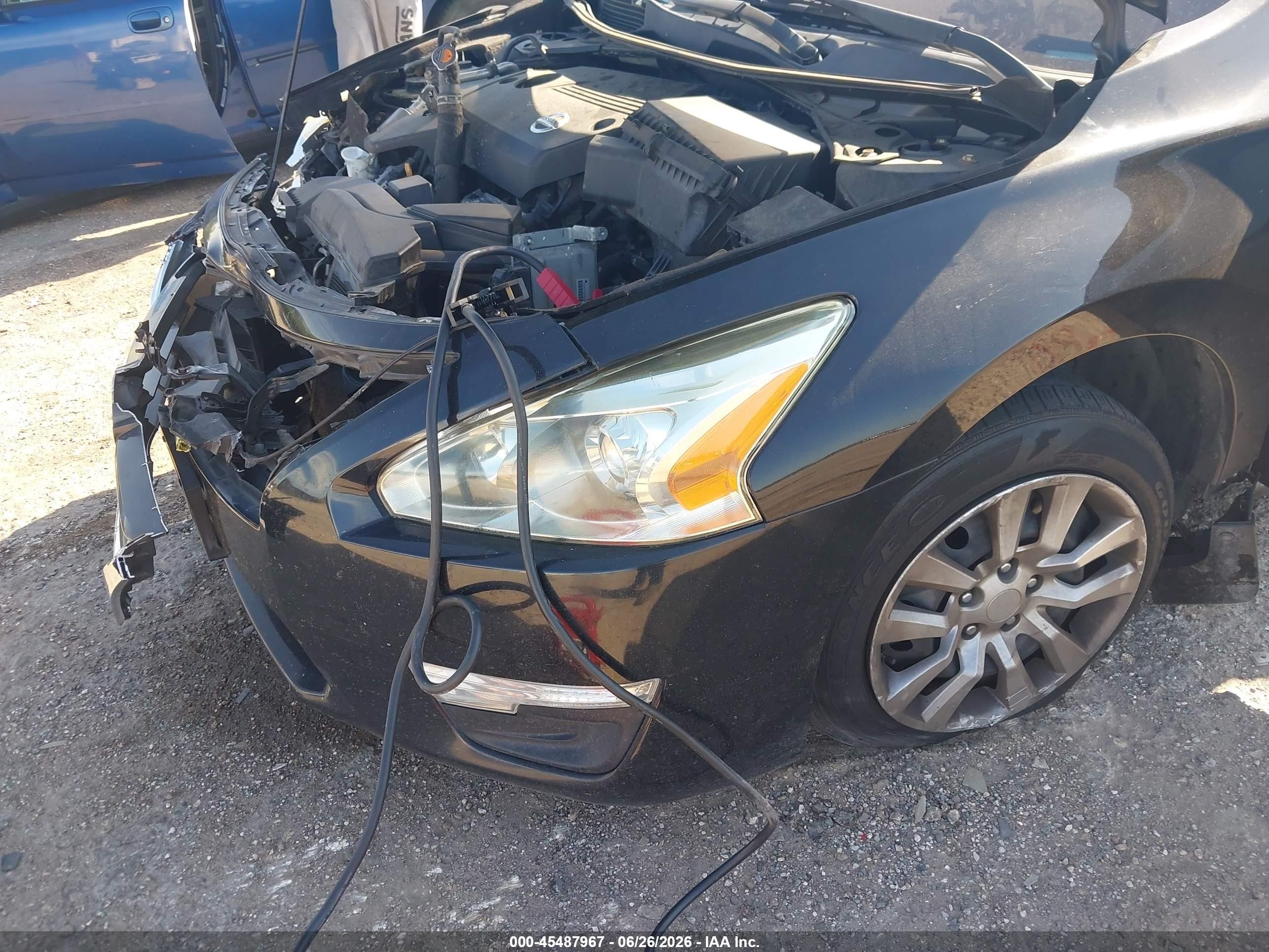 2014 Nissan Altima 2.5 S Black vin: 1N4AL3AP1EC424520