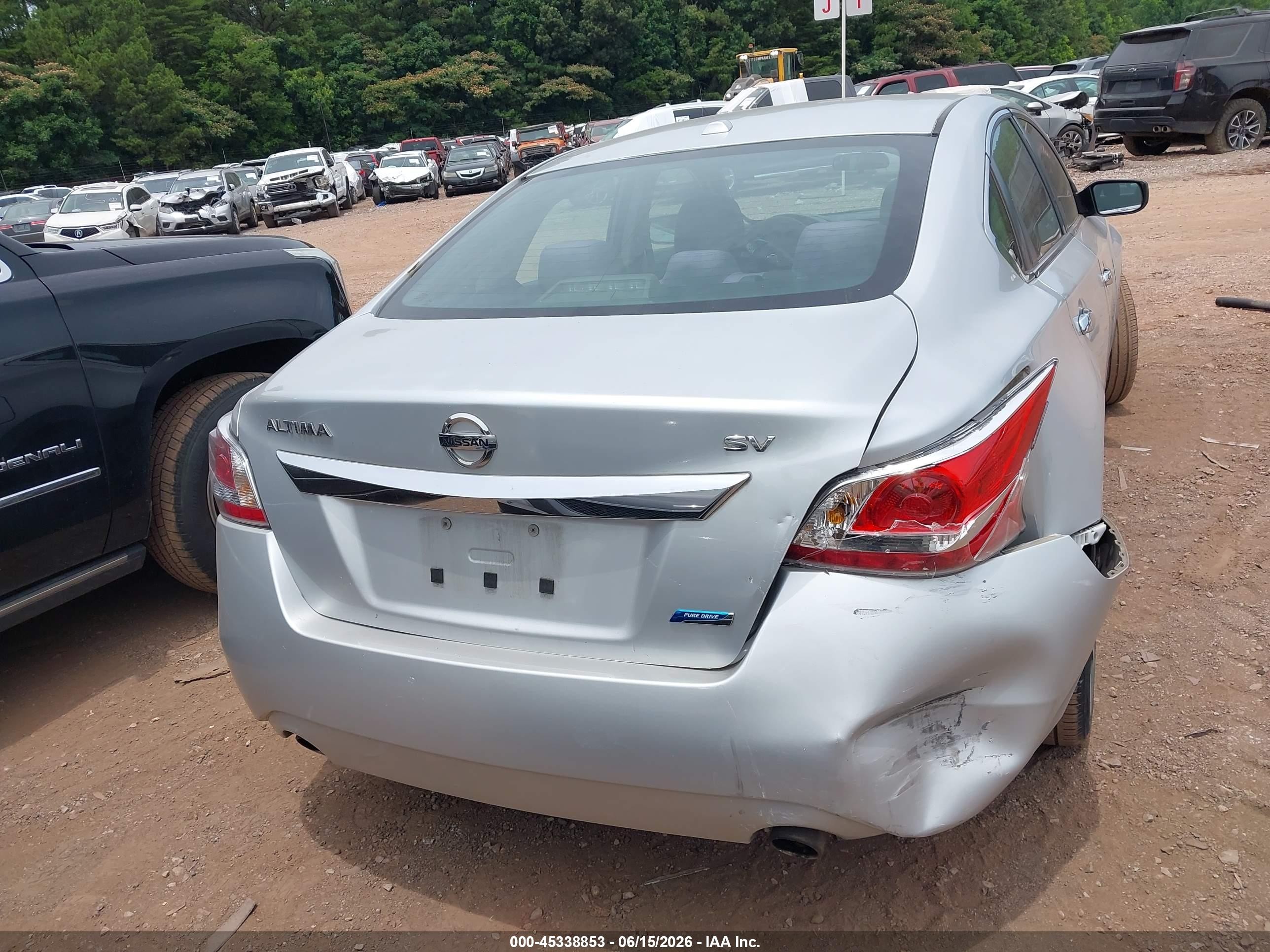 2014 Nissan Altima 2.5 Sv Silver vin: 1N4AL3AP1EC424906